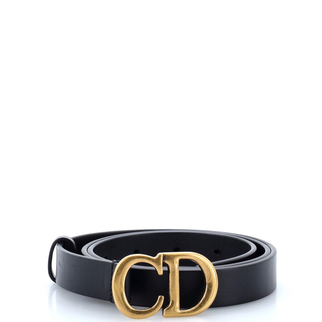 Saddle Belt Leather Thin 80