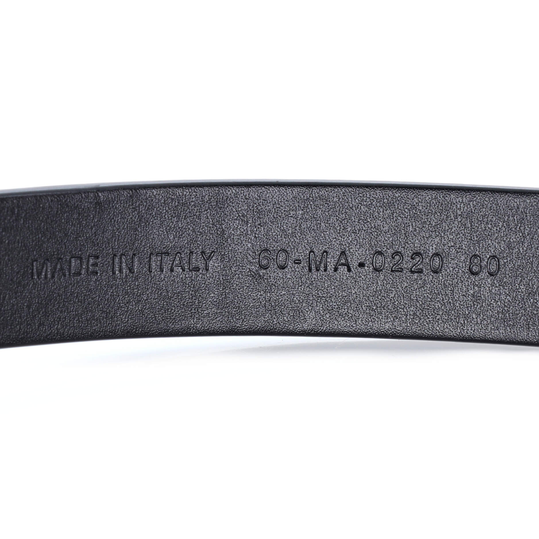 Saddle Belt Leather Thin 80