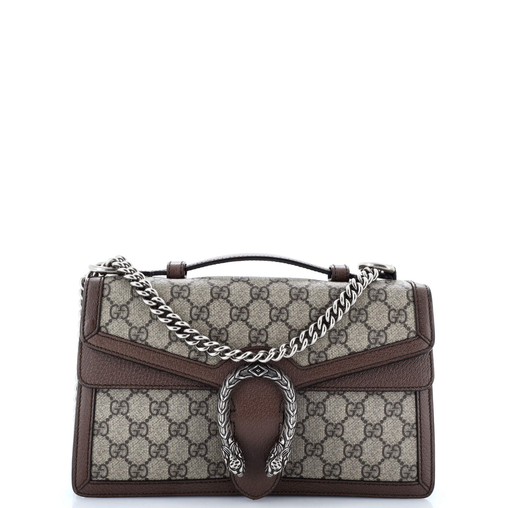 Dionysus Top Handle Chain Bag GG Coated Canvas Small