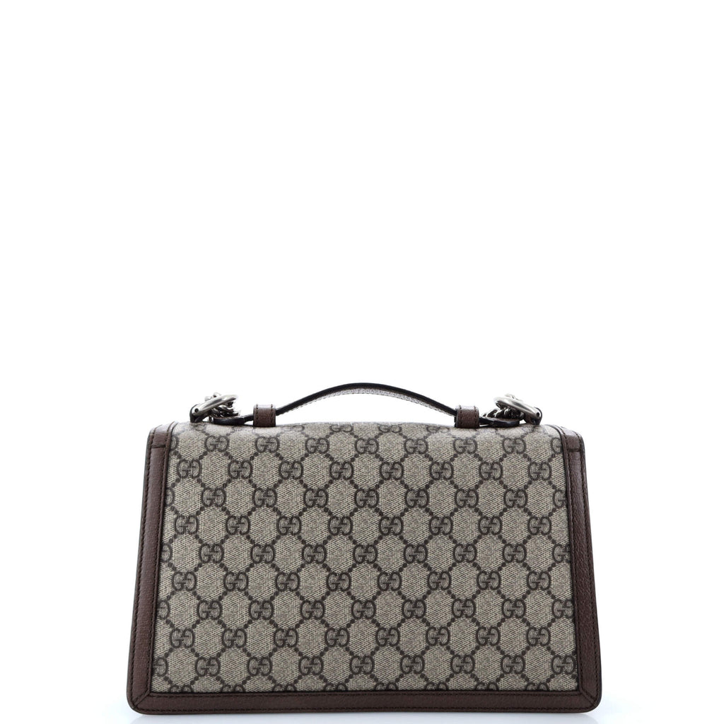 Dionysus Top Handle Chain Bag GG Coated Canvas Small