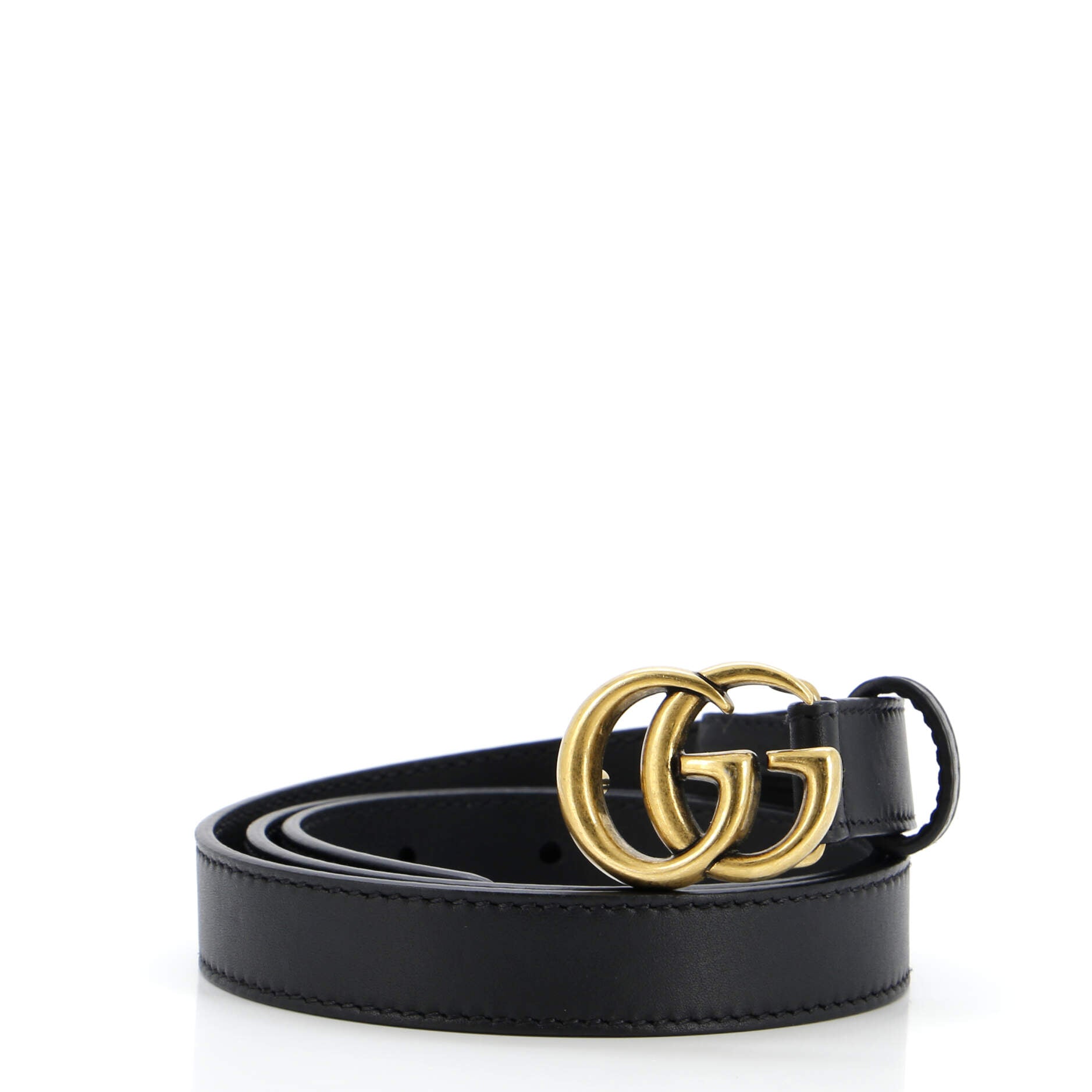 GG Marmont Belt Leather Thin 85