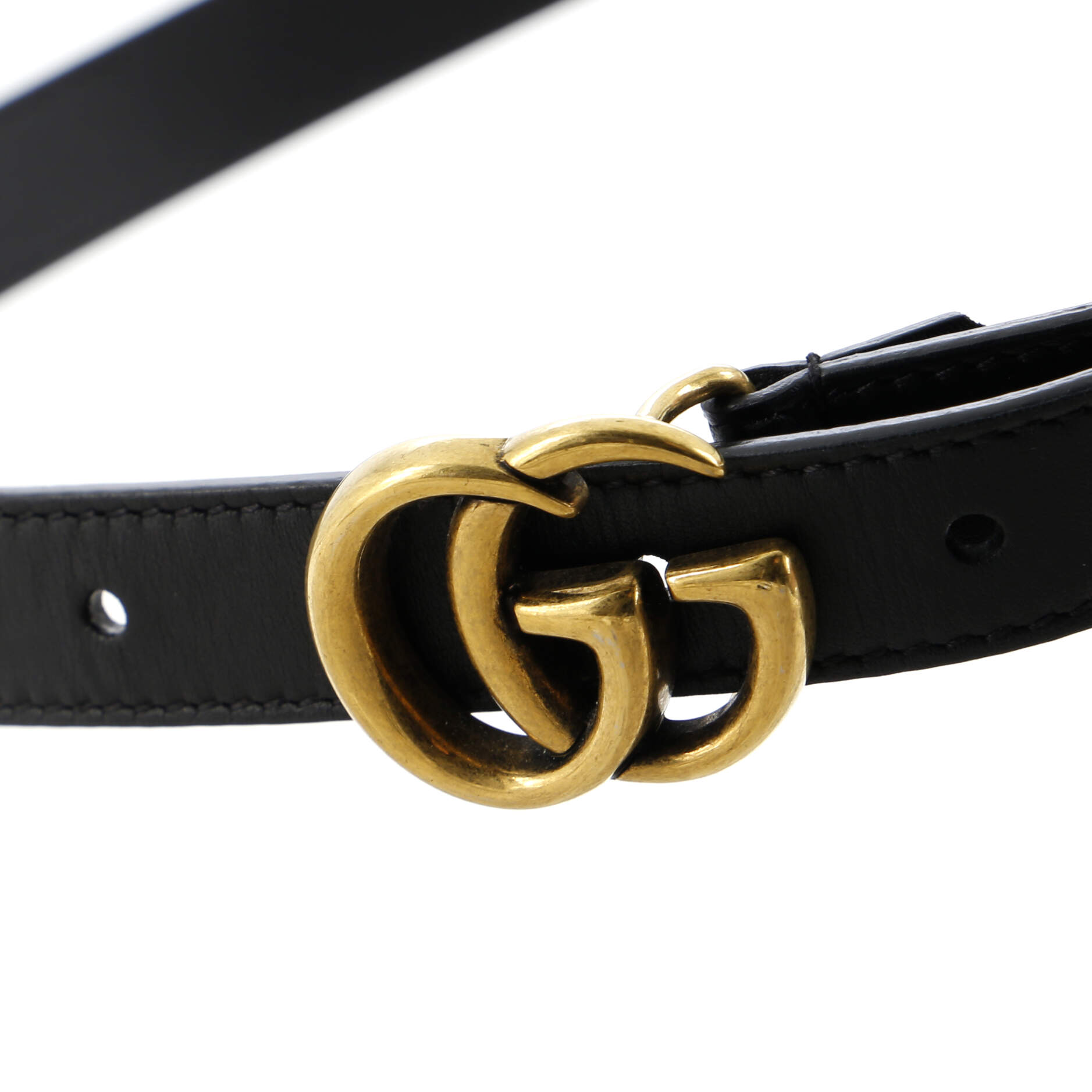 GG Marmont Belt Leather Thin 85
