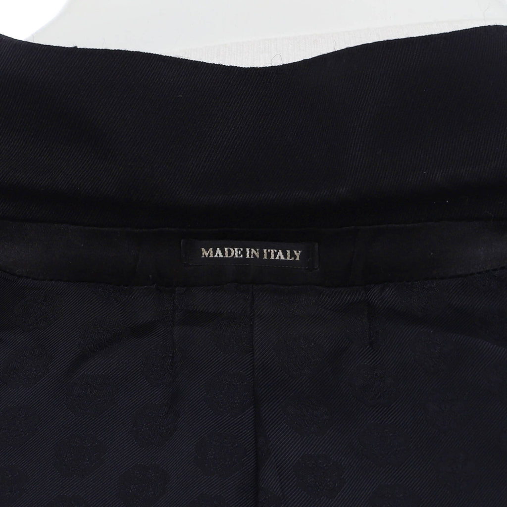 Men's Colorblock Button Up Blazer Cotton and Wool Blend