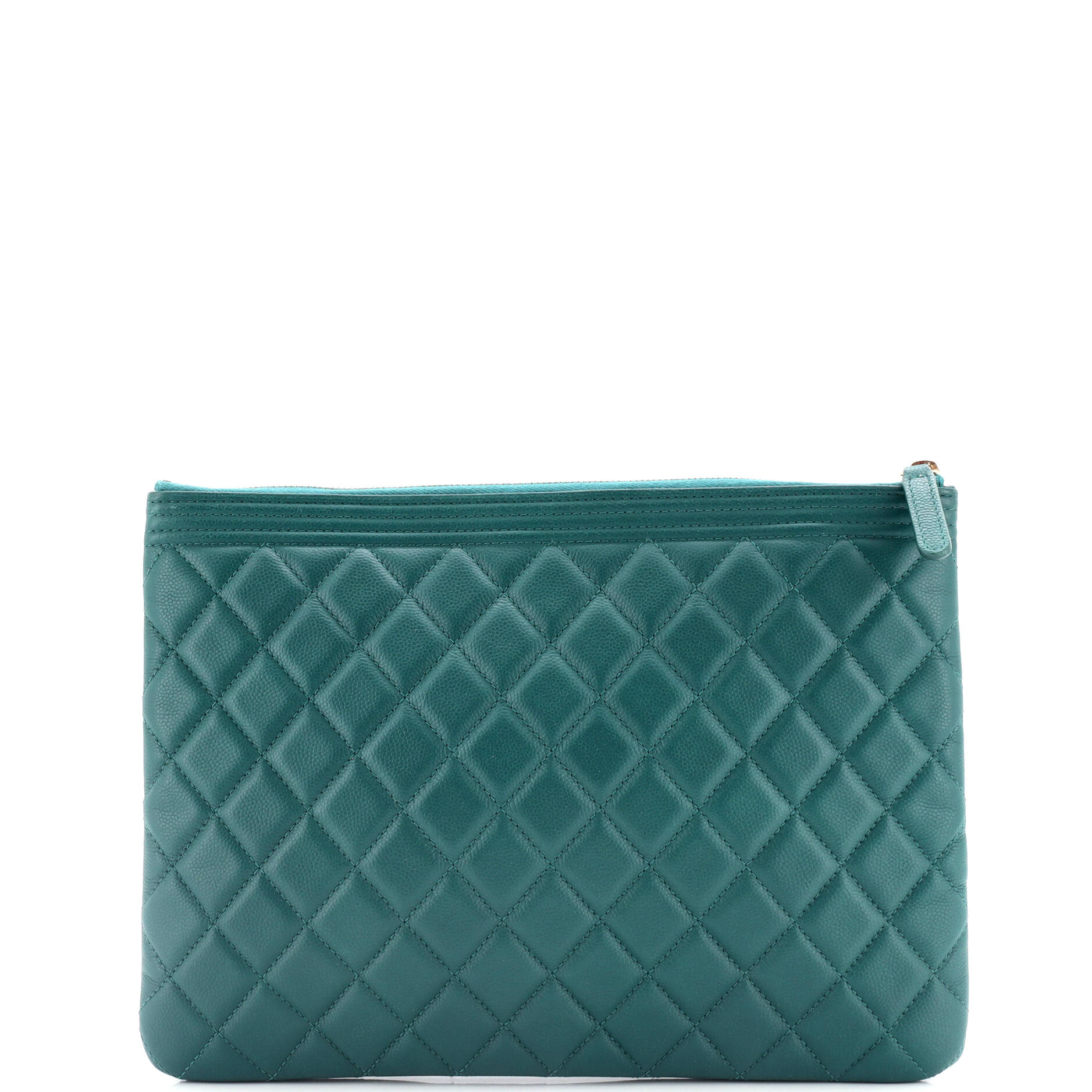 Boy O Case Clutch Quilted Caviar Medium