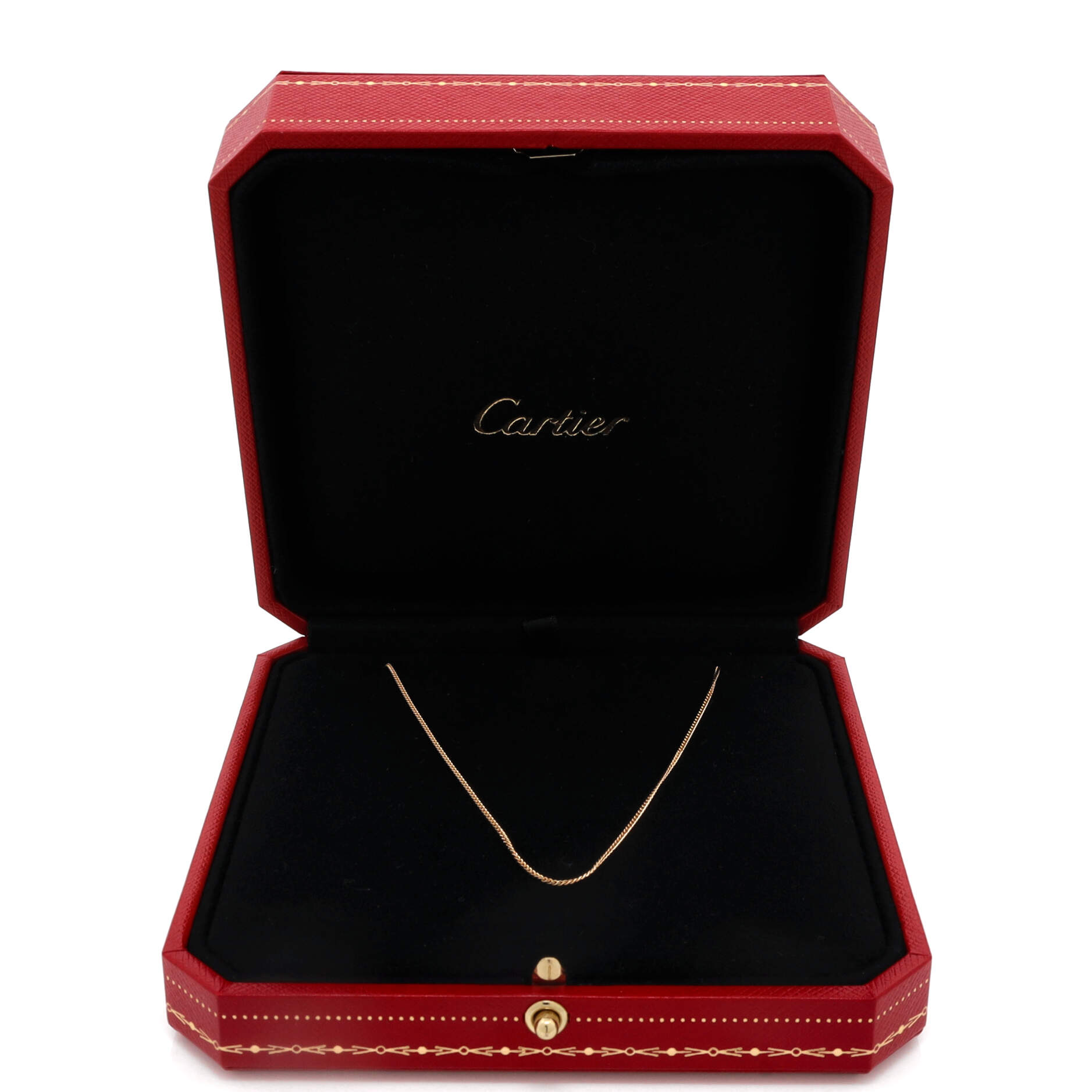 Curb Chain Necklace 18K Yellow Gold
