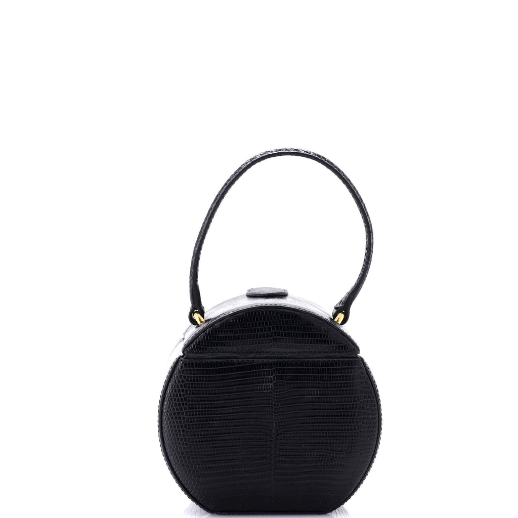 Round Box Bag Lizard