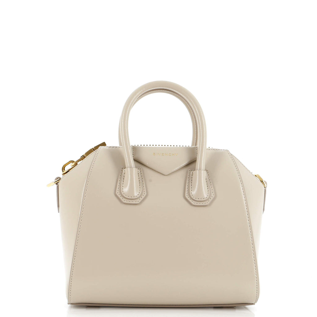 Antigona Bag Glazed Leather Mini