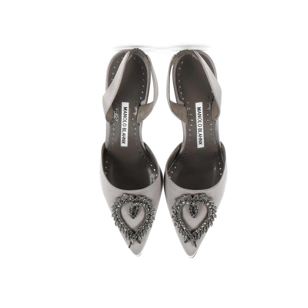 Women's Antiphona Slingback Pumps Satin 90