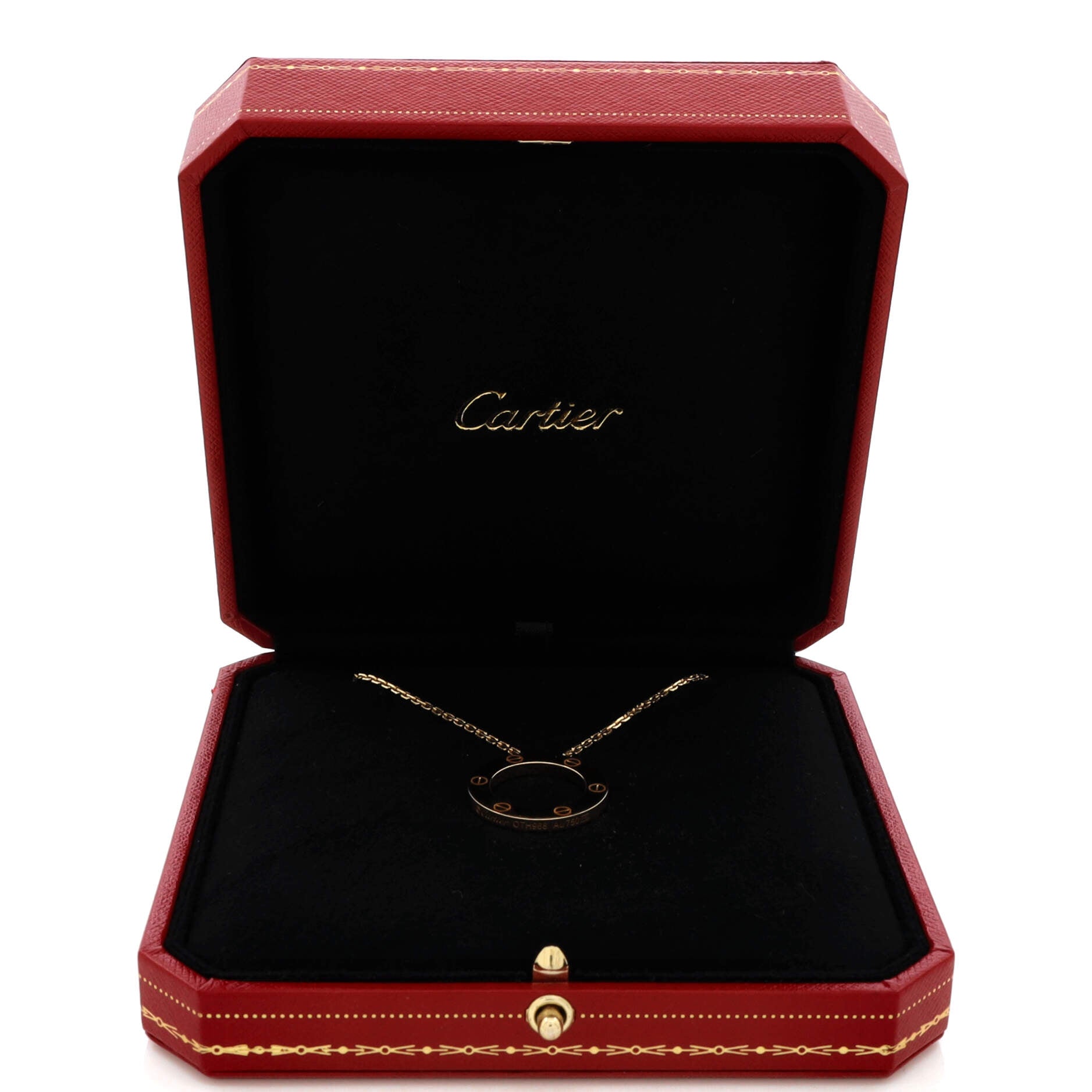 Love Pendant Necklace 18K Yellow Gold