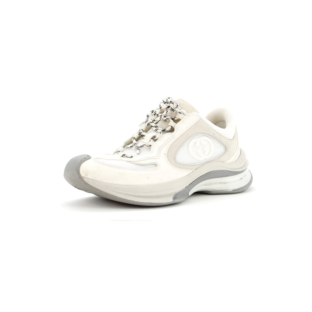 Women's Run Trainer Sneakers Technical Fabric and Suede