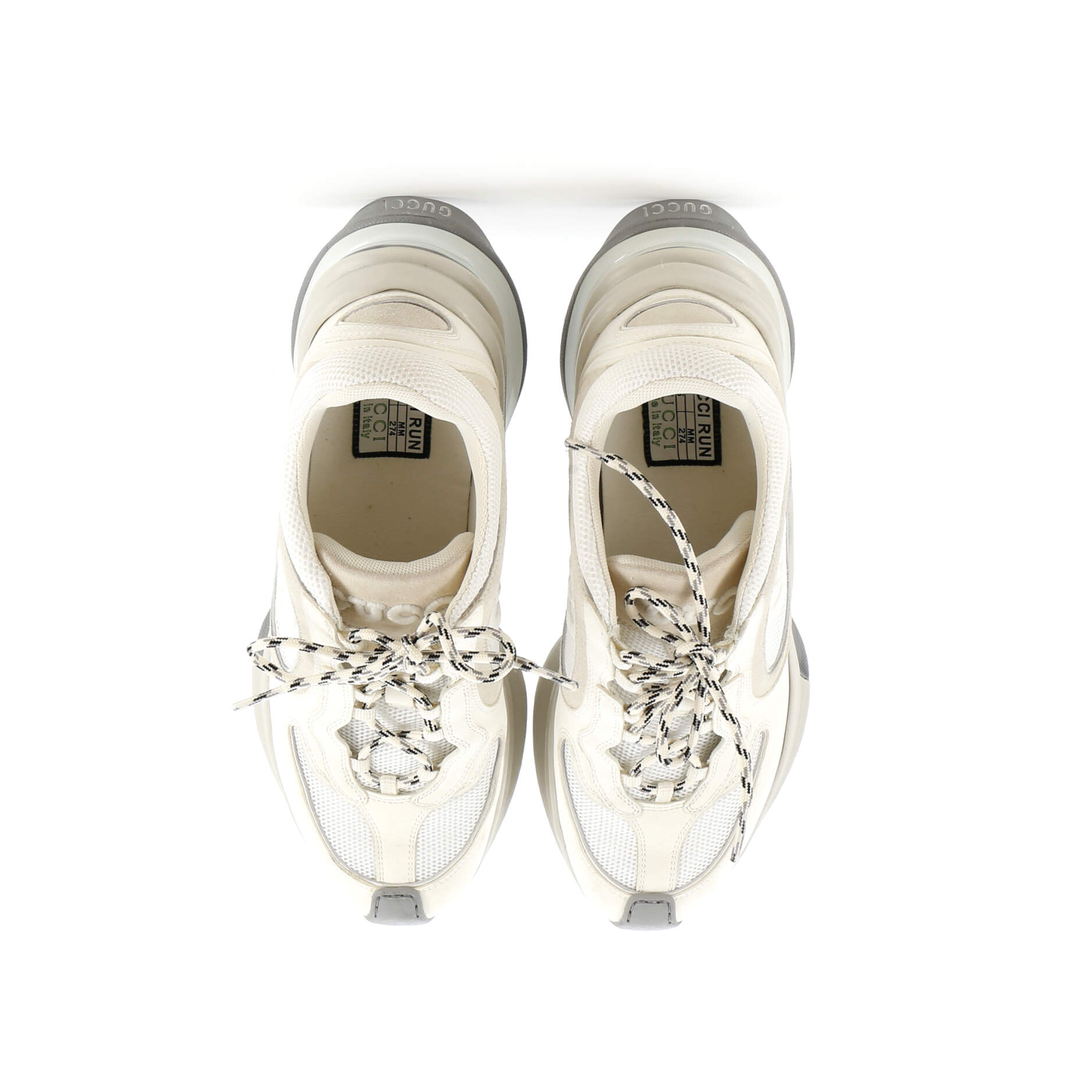 Women's Run Trainer Sneakers Technical Fabric and Suede