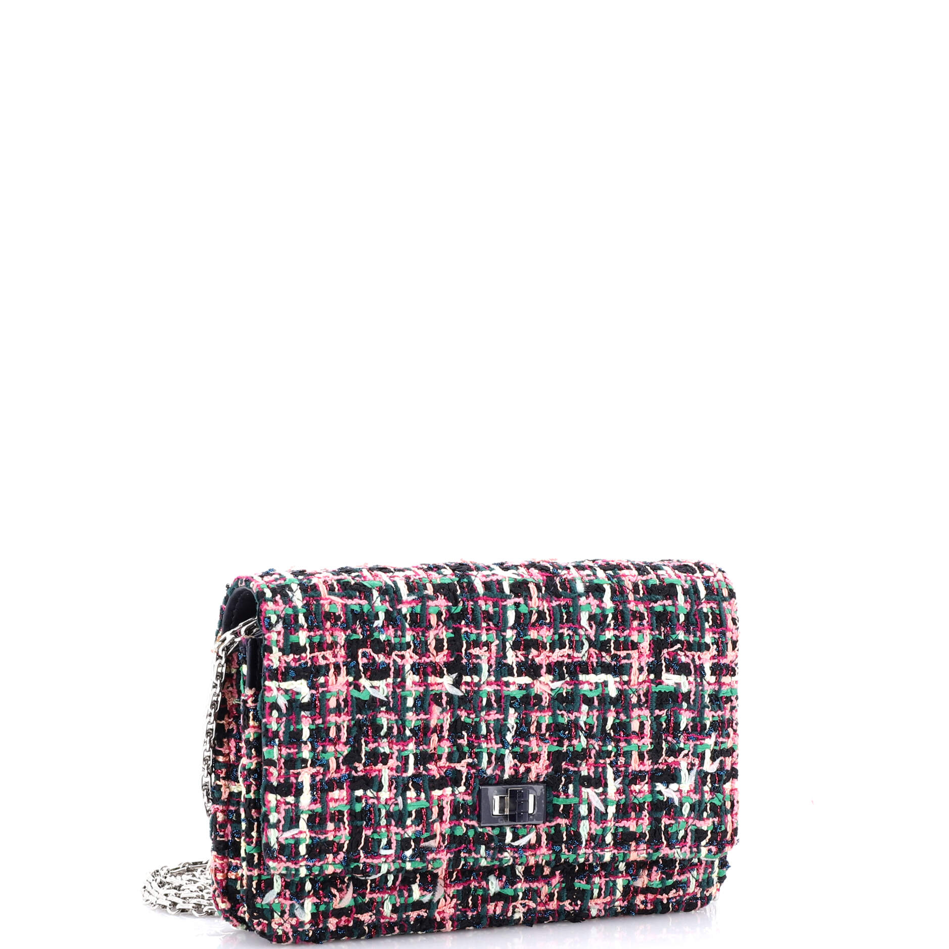 Reissue 2.55 Wallet on Chain Quilted Tweed