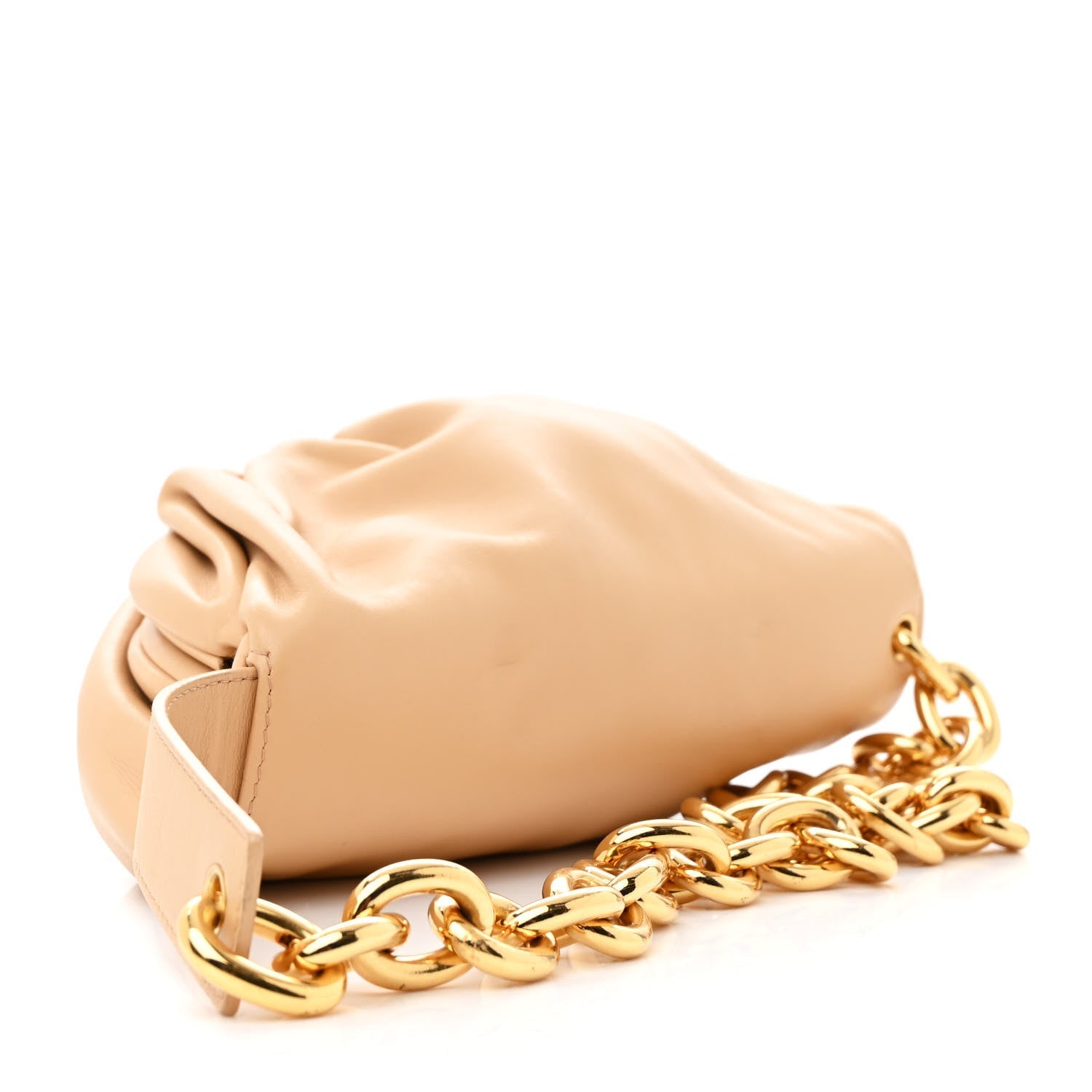 Nappa The Belt Chain Pouch Almond