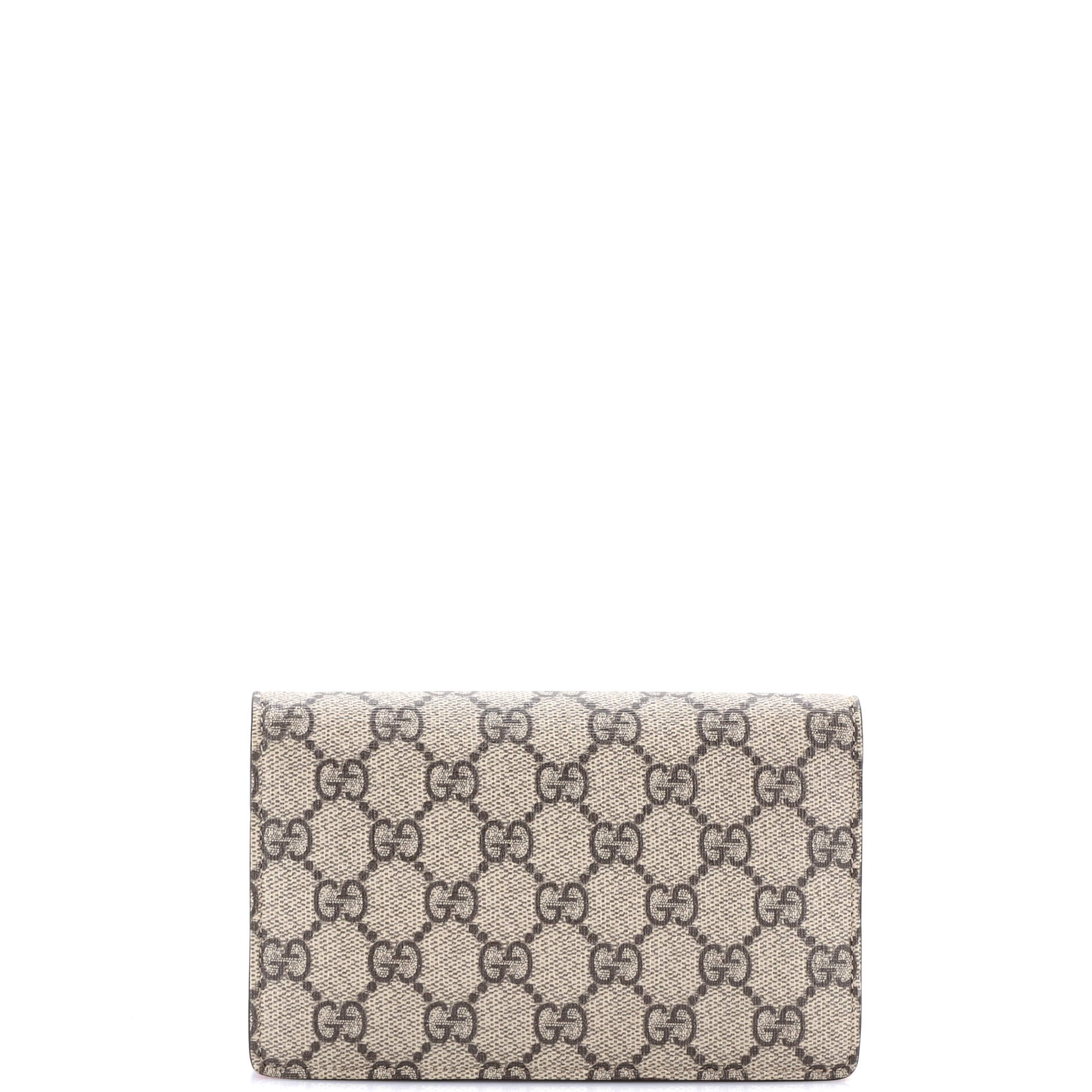 Cherries Wallet on Chain GG Coated Canvas Mini