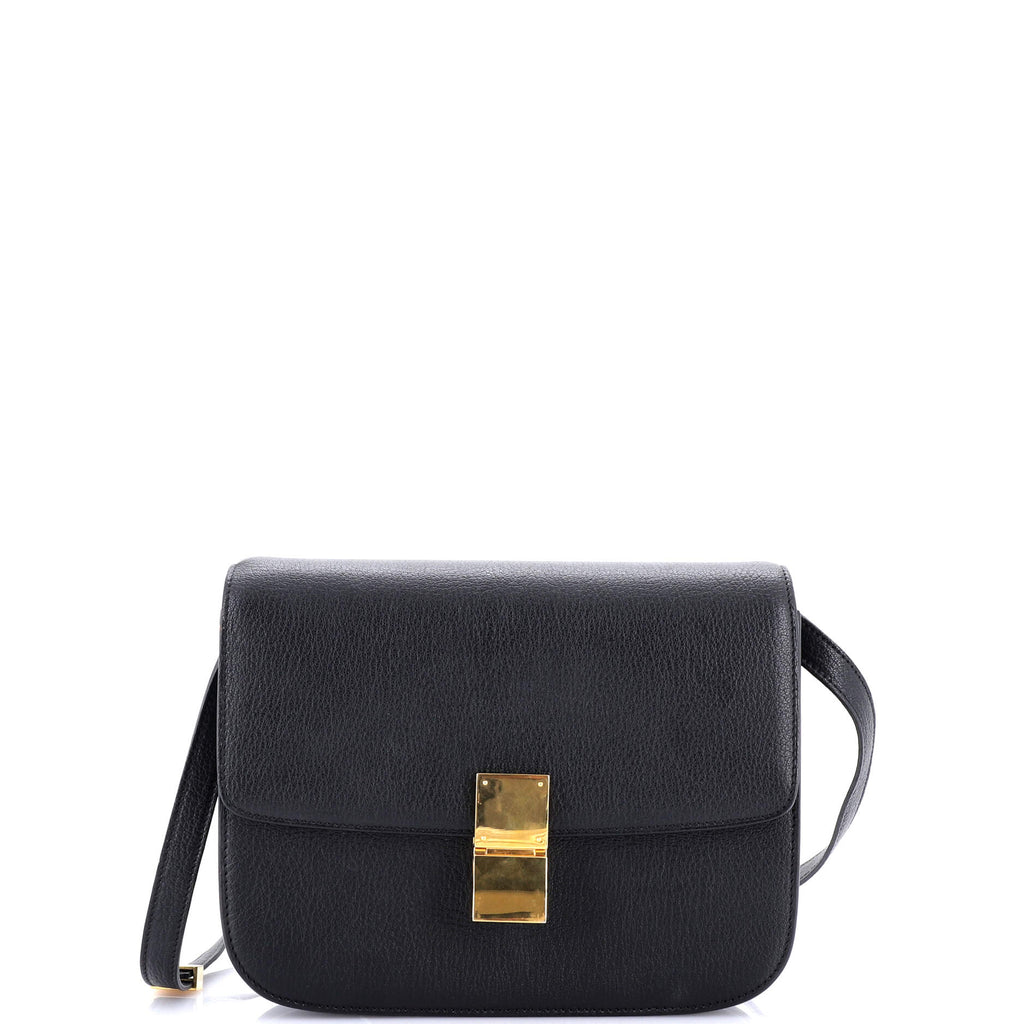 Classic Box Bag Grainy Leather Medium