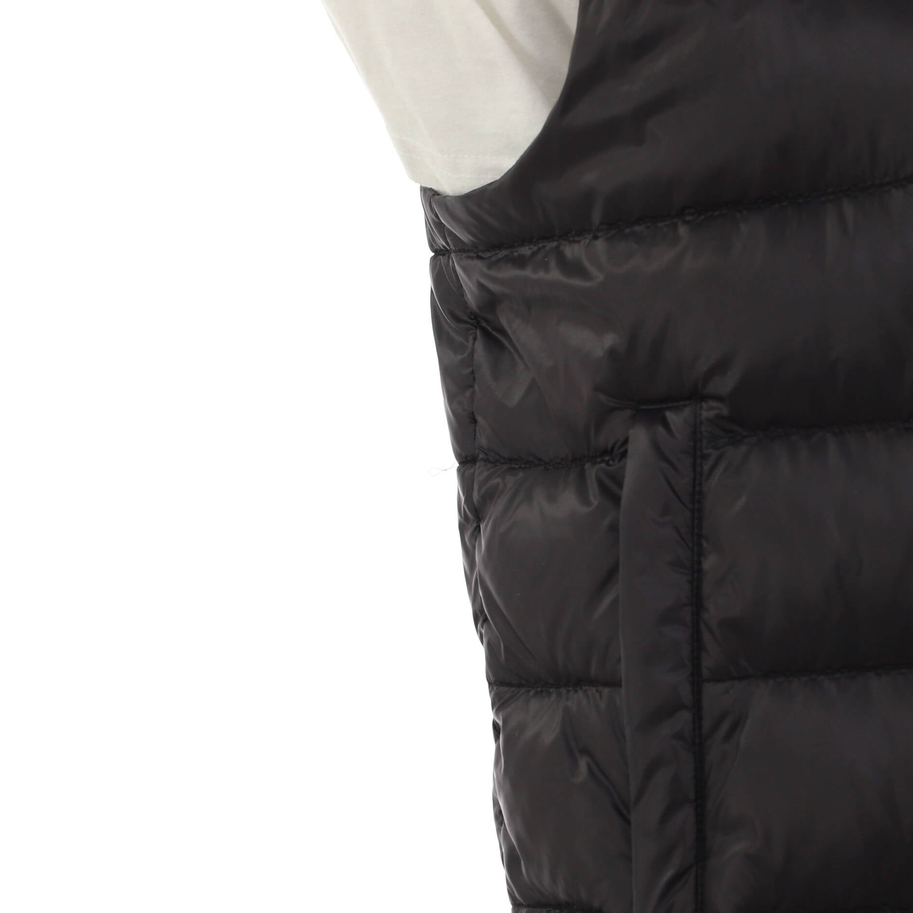 Men's Puffer Vest Quilted Nylon and Down