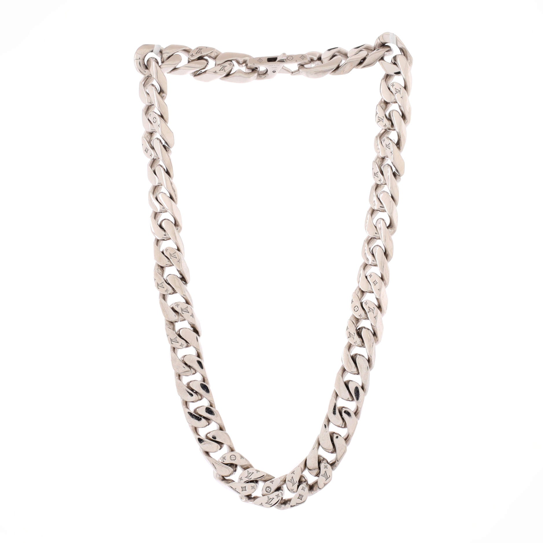 LV Chain Links Necklace Metal