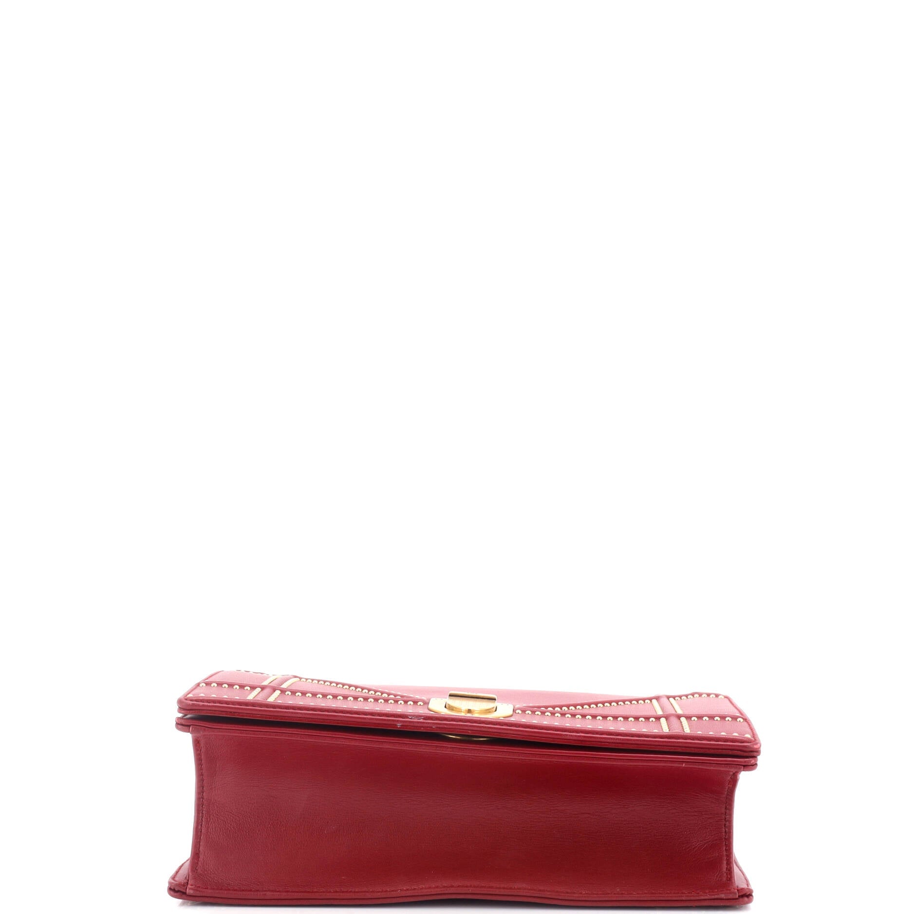 Diorama Flap Bag Studded Leather Medium