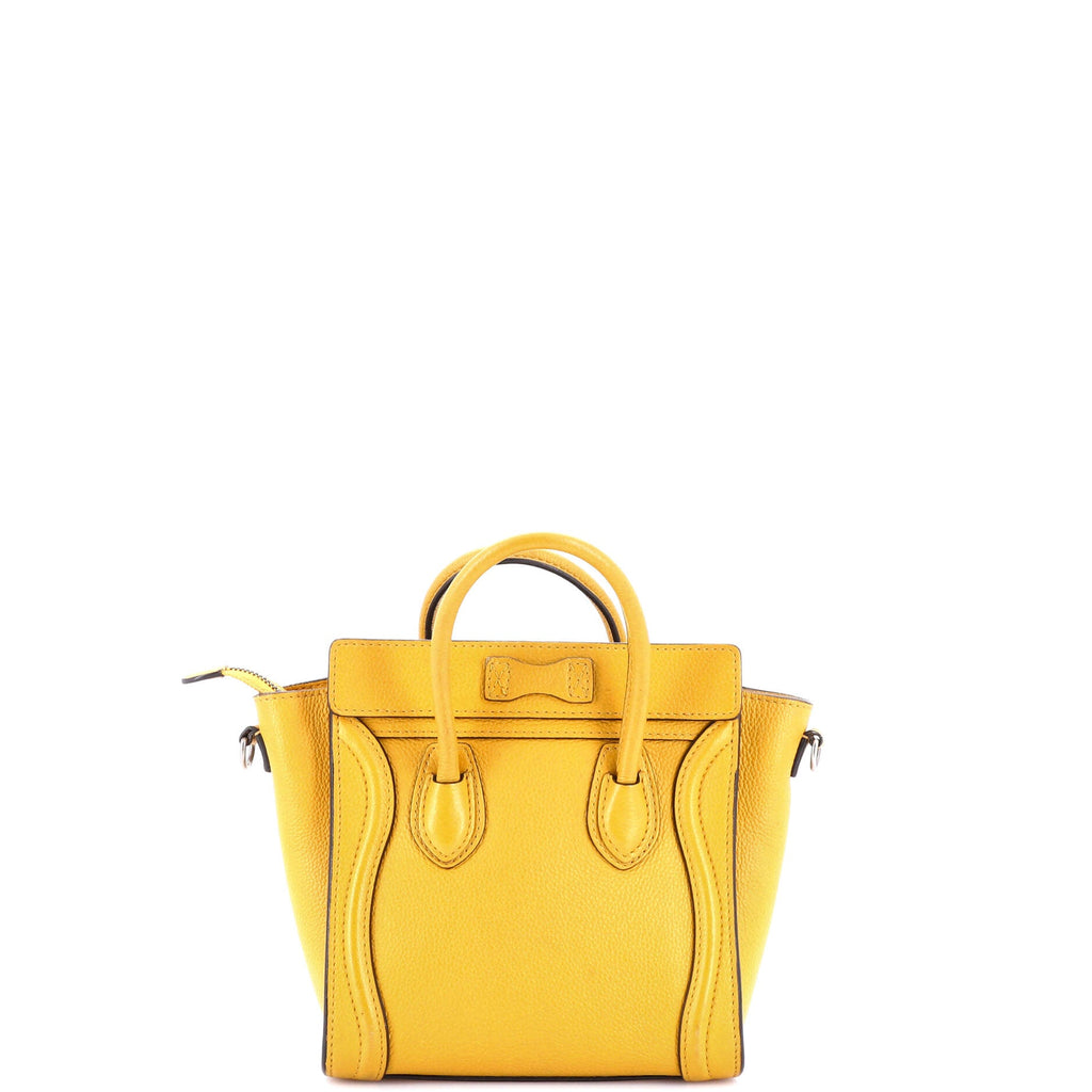 Luggage Bag Grainy Leather Nano