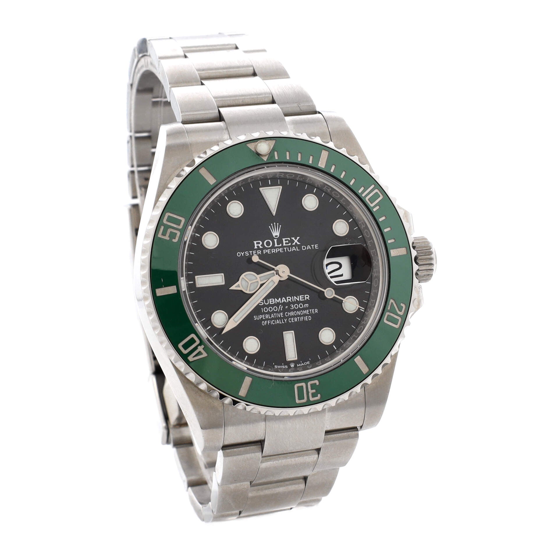 Oyster Perpetual Submariner Starbucks Date Automatic Watch Stainless Steel and Cerachrom 41