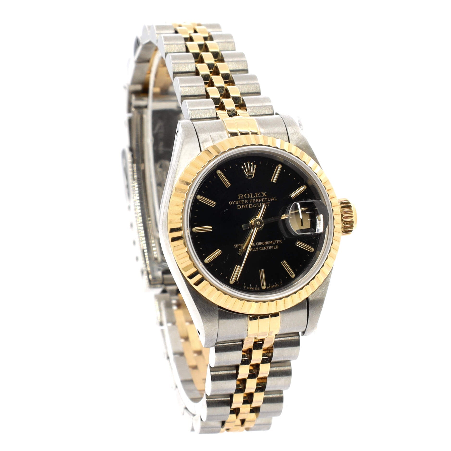 Oyster Perpetual Datejust Automatic Watch Stainless Steel and Yellow Gold 26