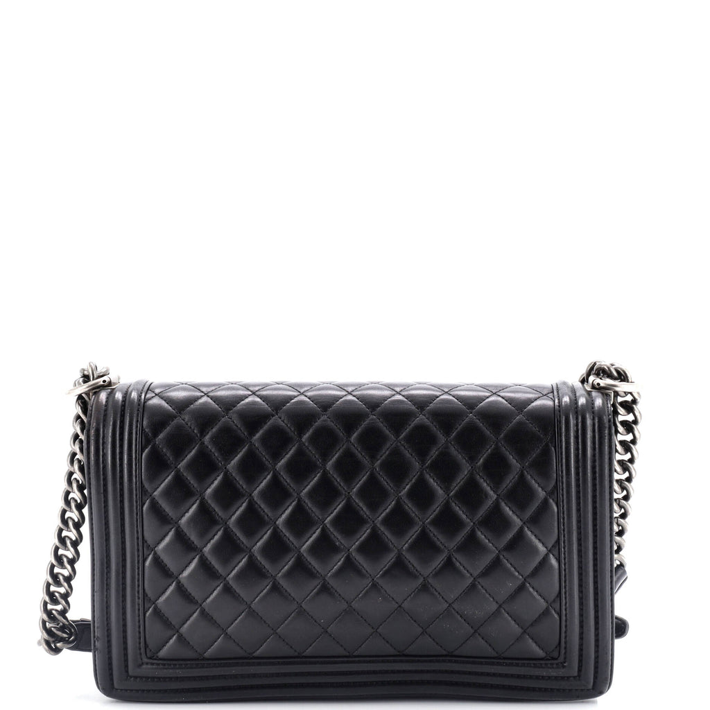 Boy Flap Bag Quilted Calfskin New Medium