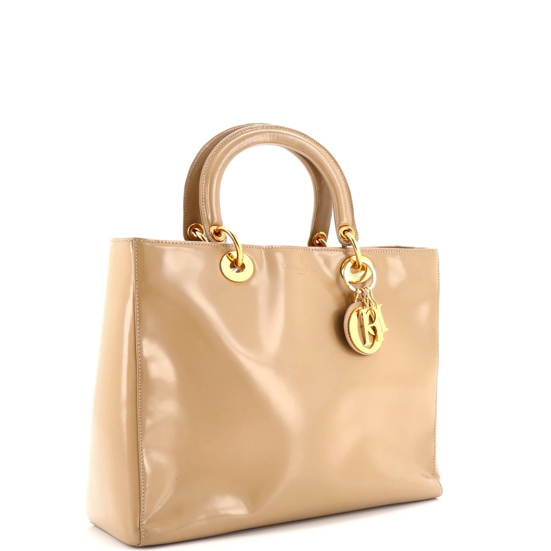 Vintage Lady Dior Bag Patent Large