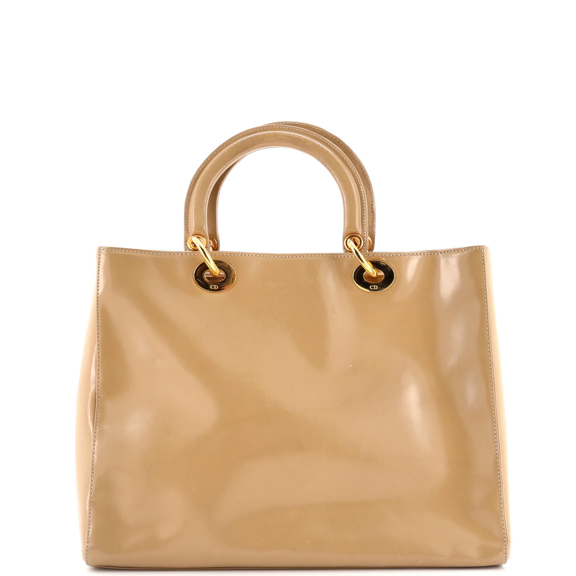 Vintage Lady Dior Bag Patent Large