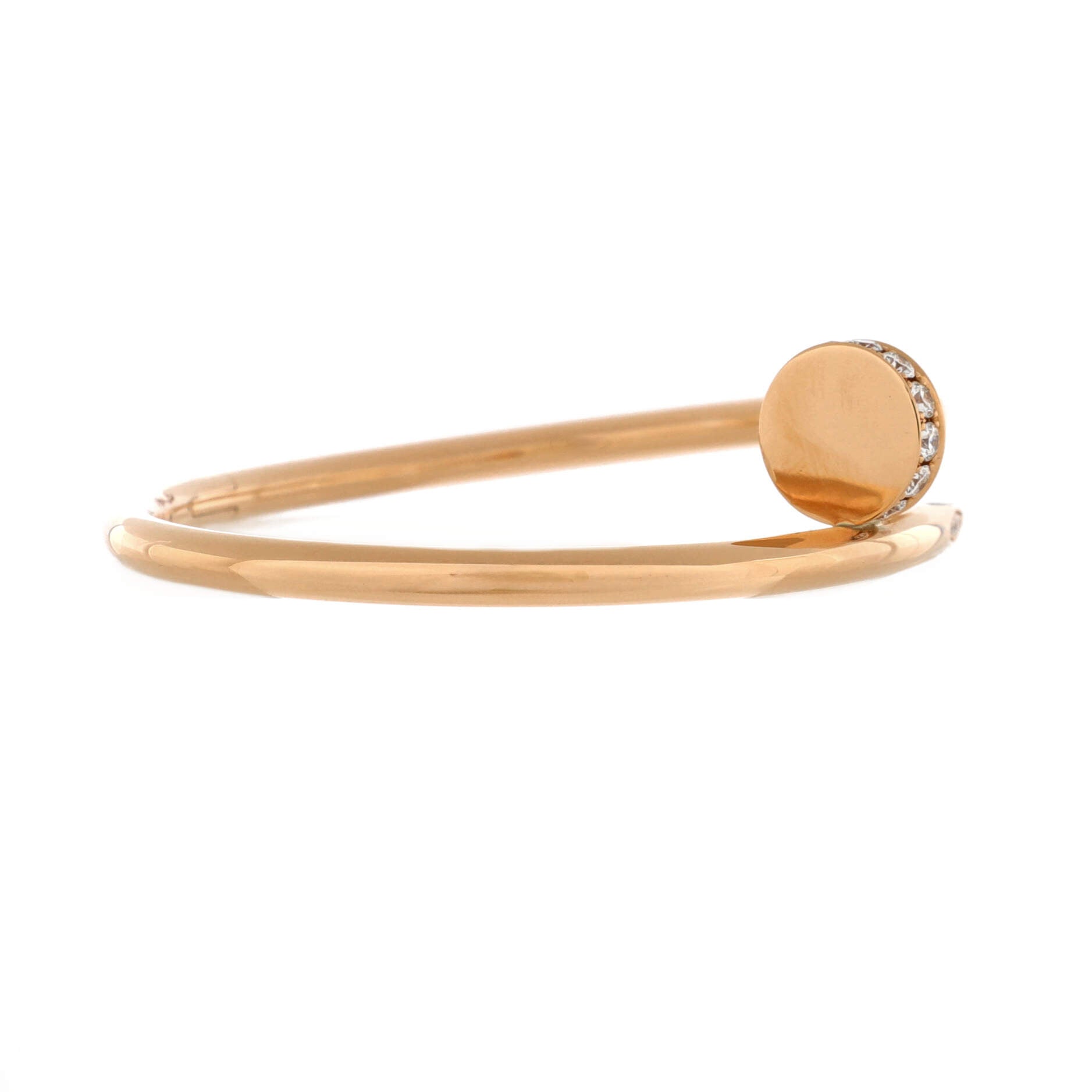 Juste un Clou Bracelet 18K Rose Gold with Diamonds Classic