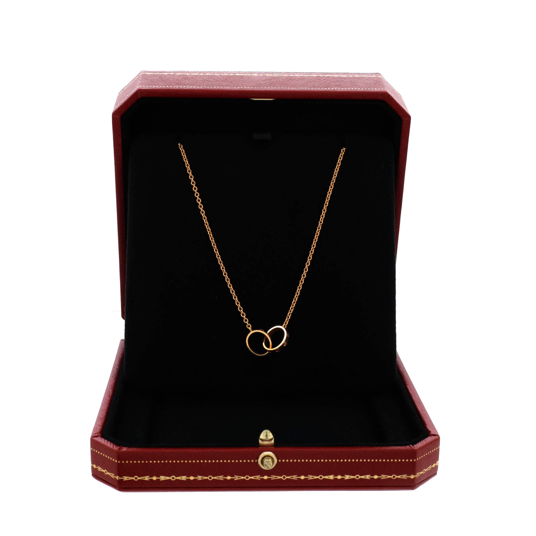 Love Interlocking Necklace 18K Yellow Gold