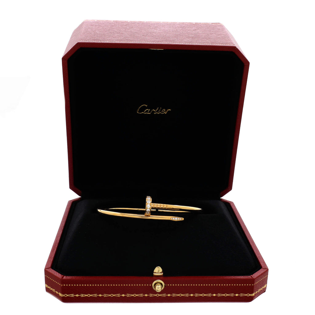 Juste un Clou Bracelet 18K Yellow Gold with Diamonds Classic