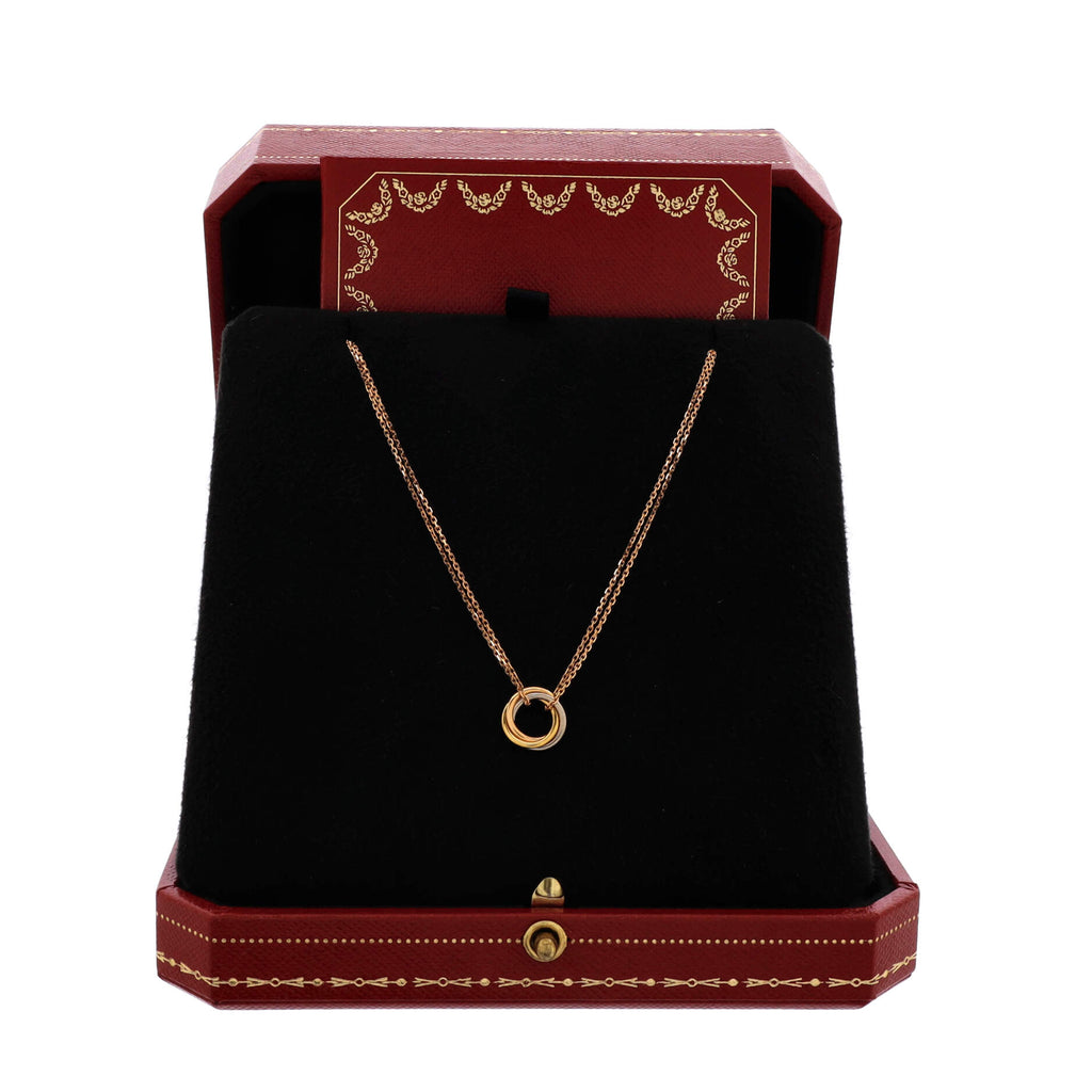 Trinity Choker Necklace 18K Tricolor Gold