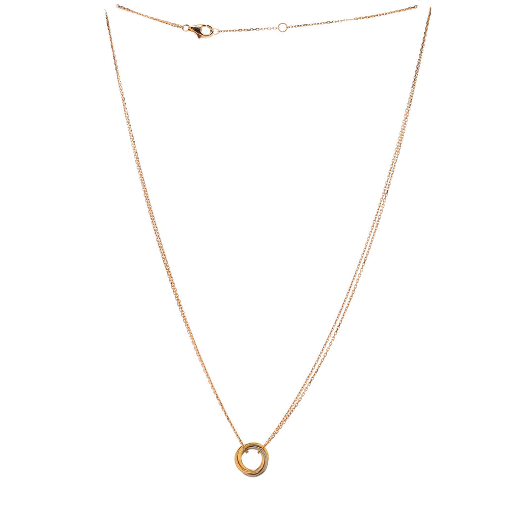 Trinity Choker Necklace 18K Tricolor Gold