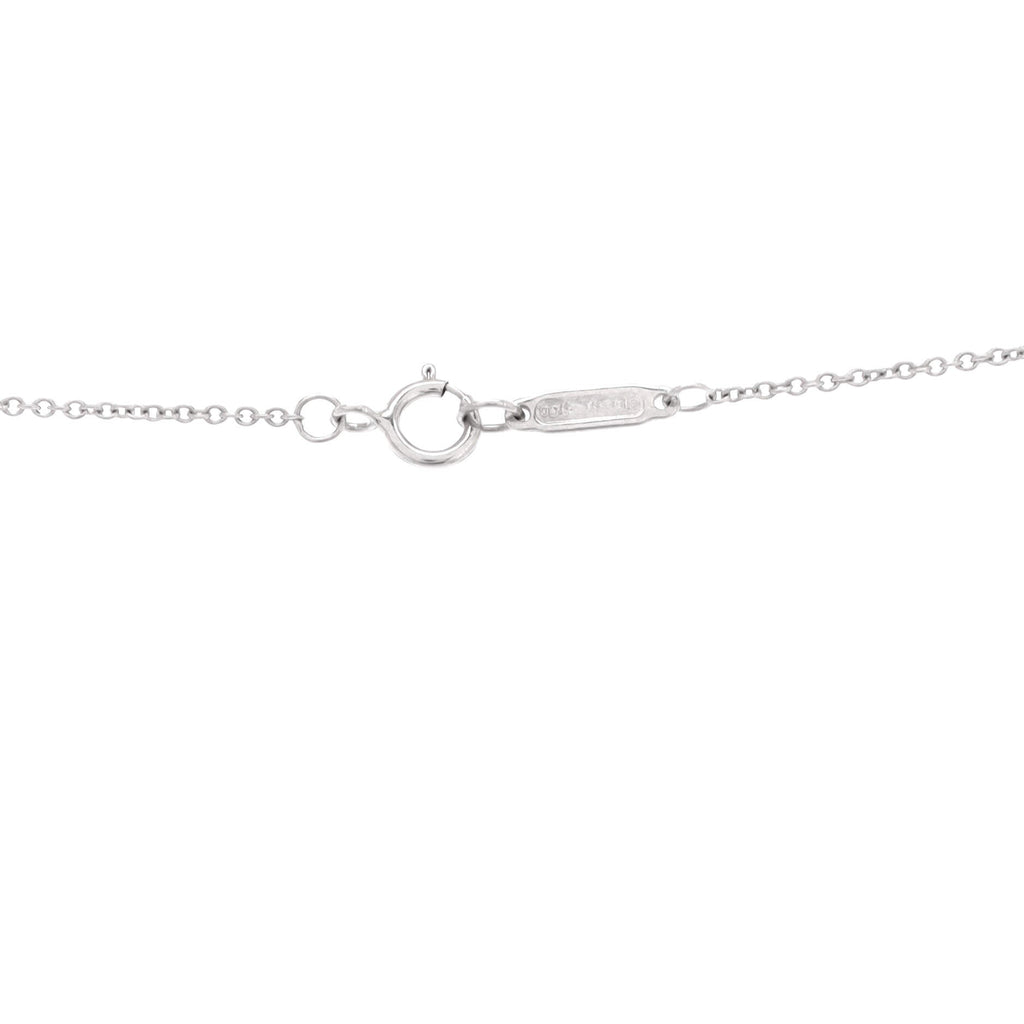 Cross Pendant Necklace 18K White Gold with Diamond