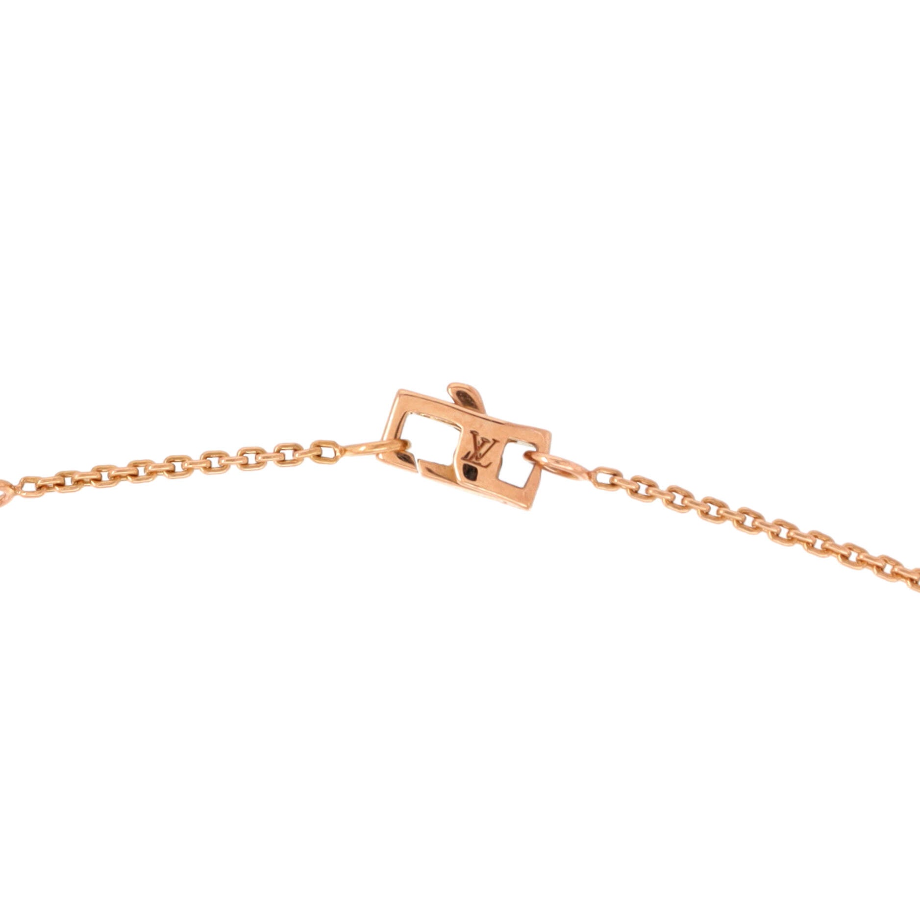 Blossom BB Pendant Necklace 18K Rose Gold with Diamonds