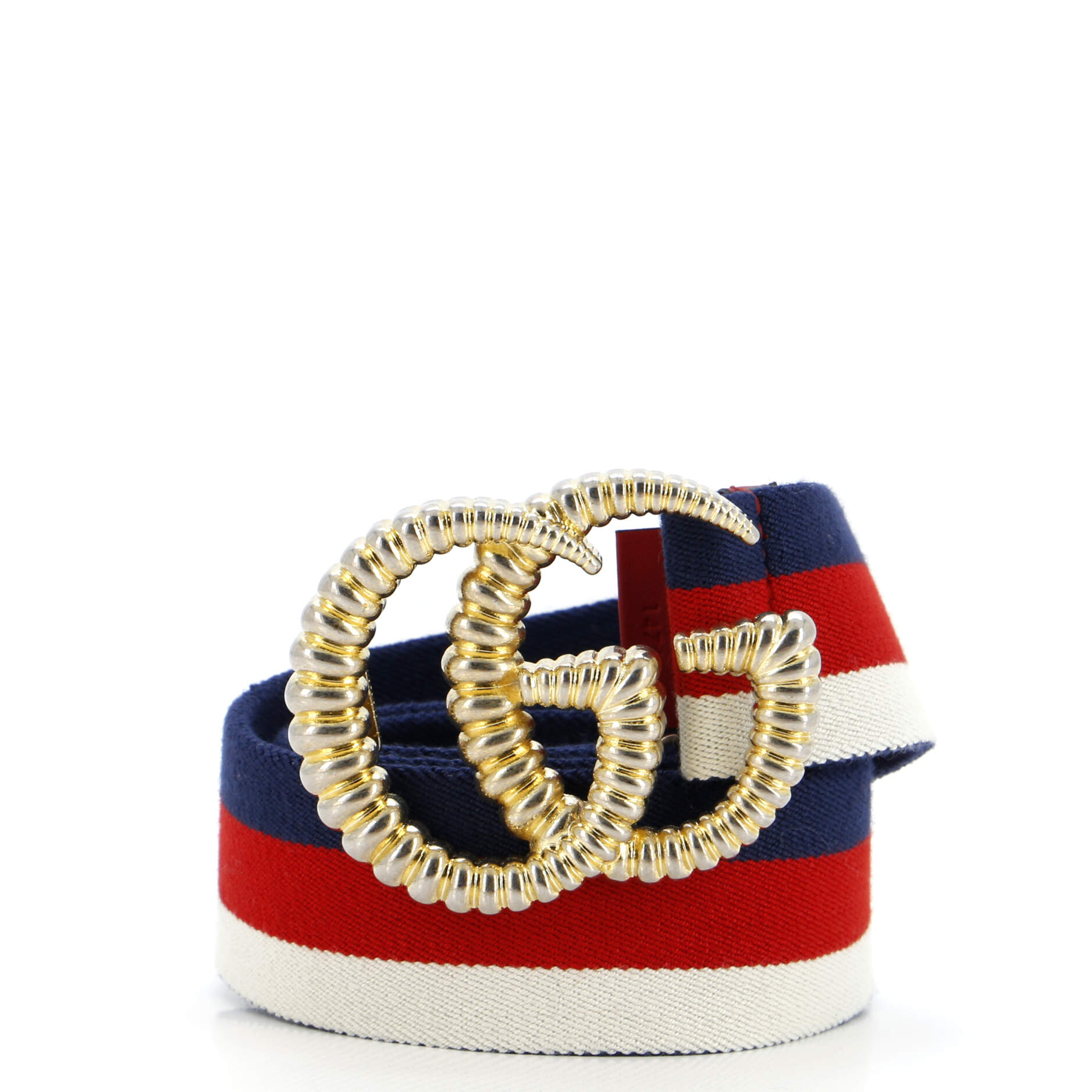 GG Torchon Web Belt Canvas Wide 75