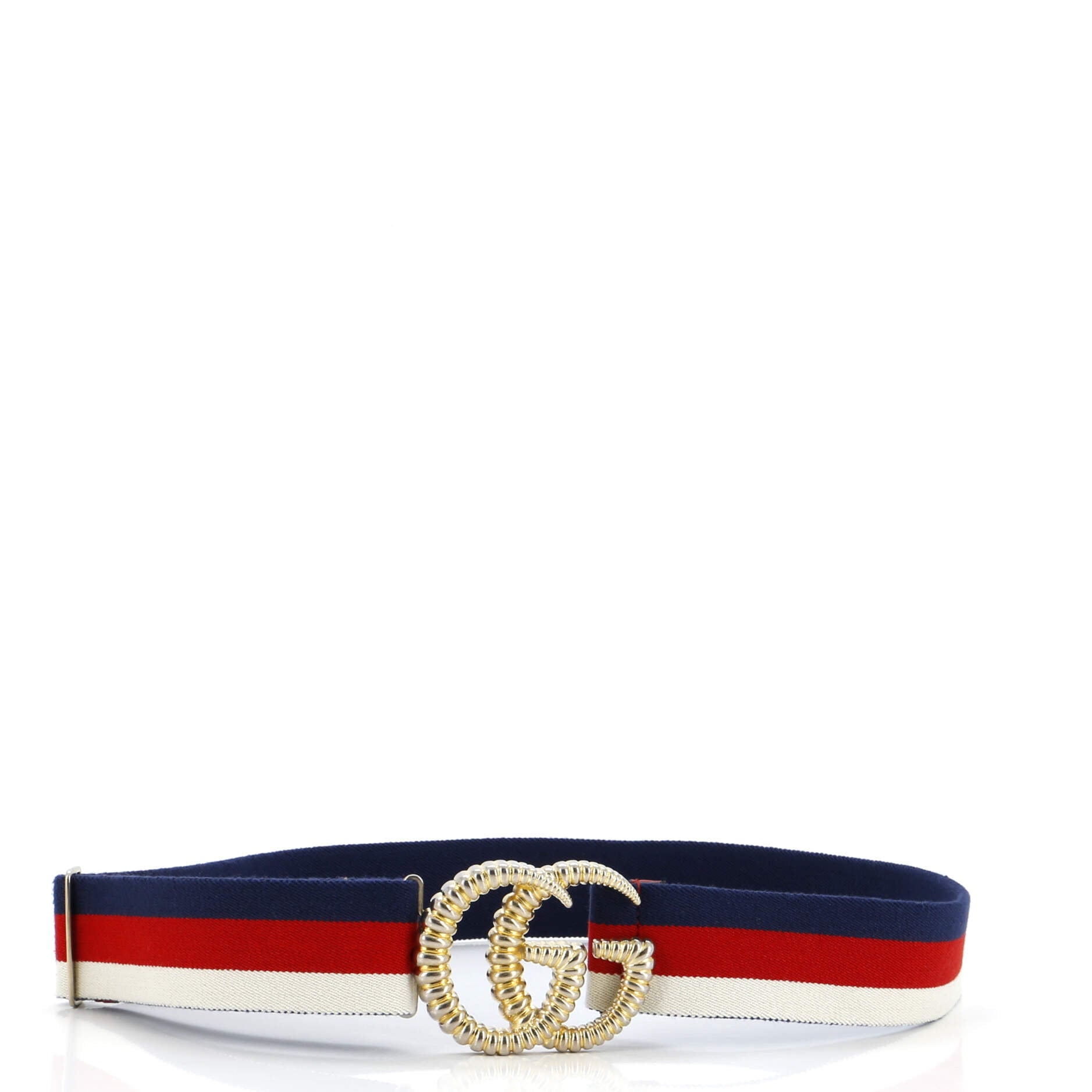 GG Torchon Web Belt Canvas Wide 75