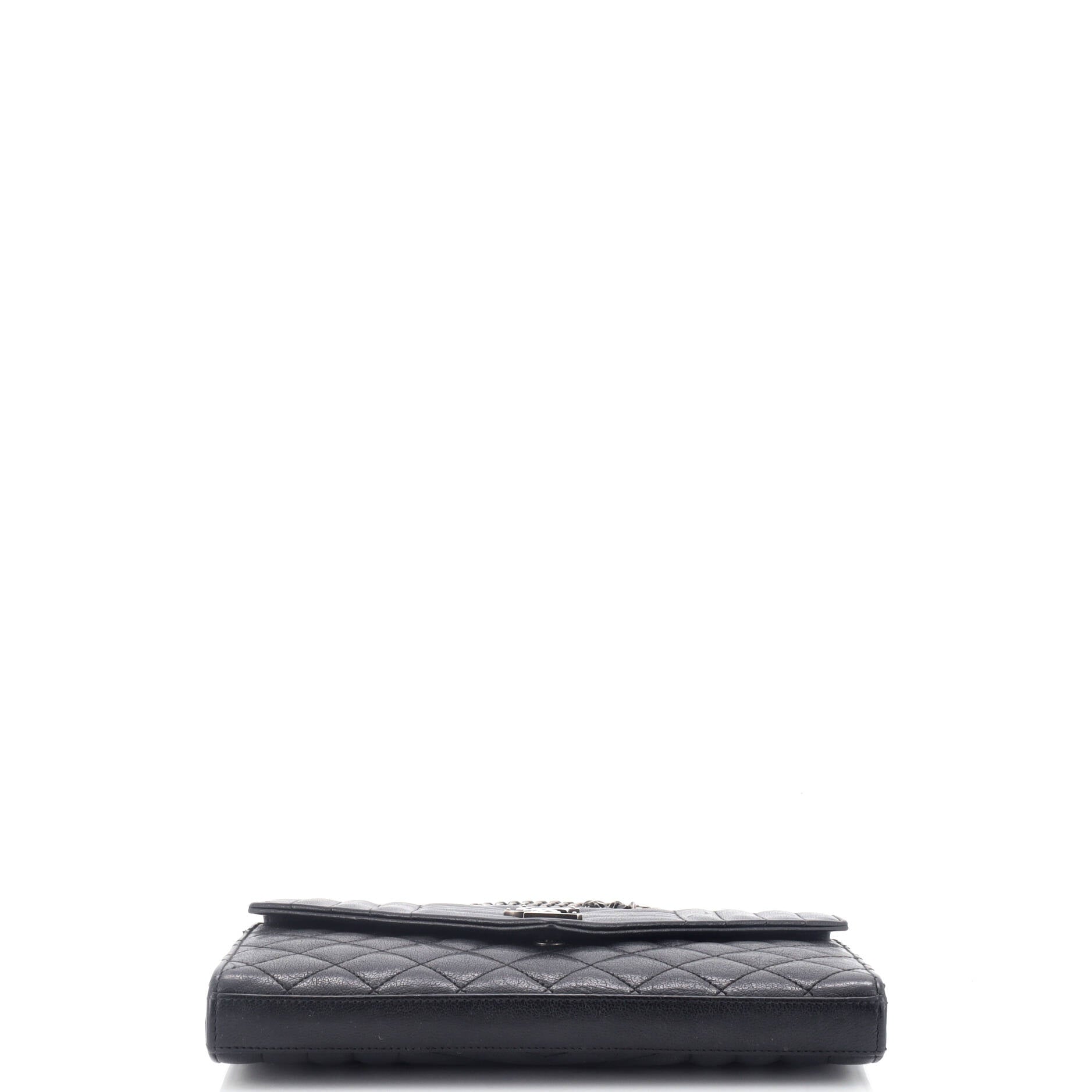Classic Monogram Chain Wallet Mixed Matelasse Leather Medium