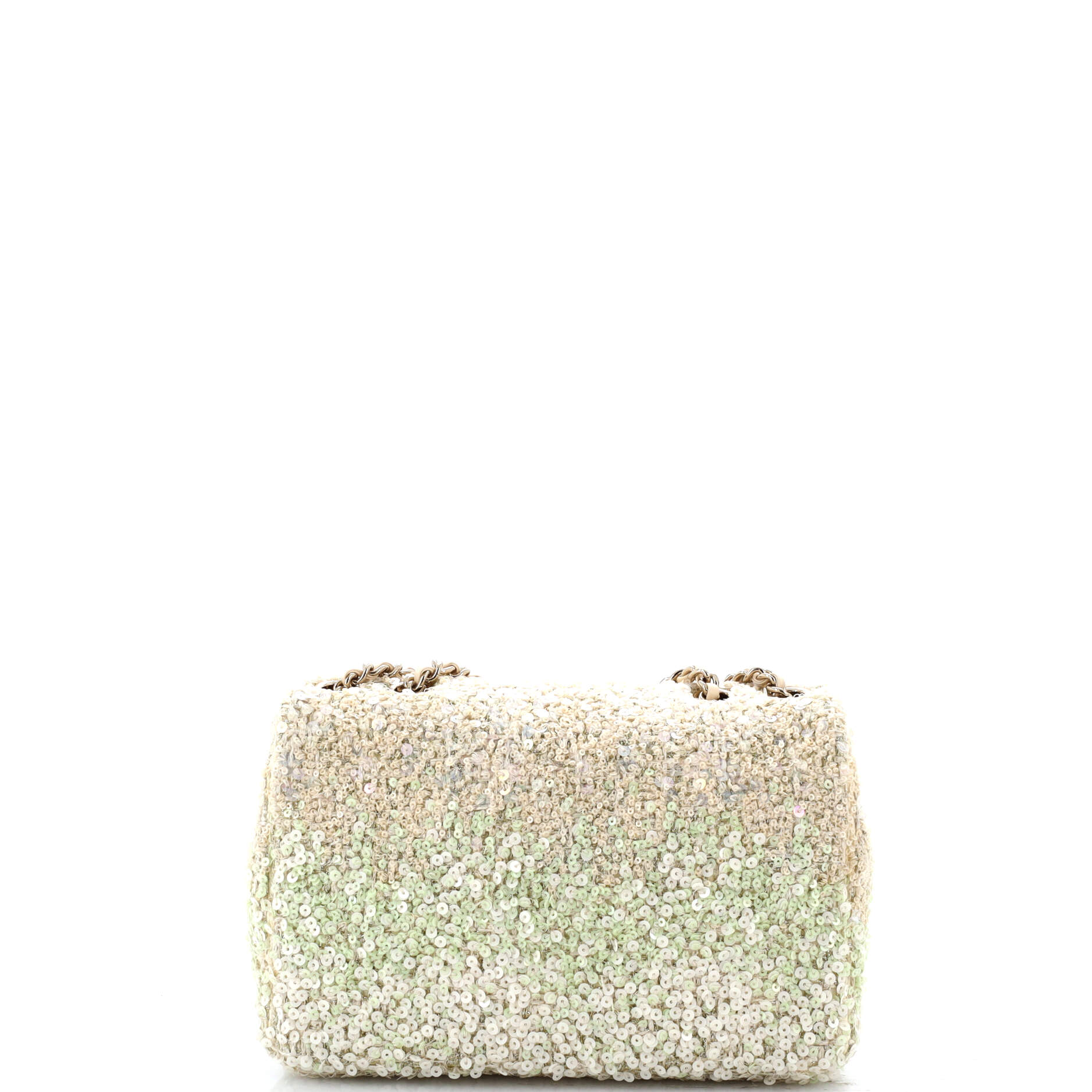 Classic Single Flap Bag Sequins Mini