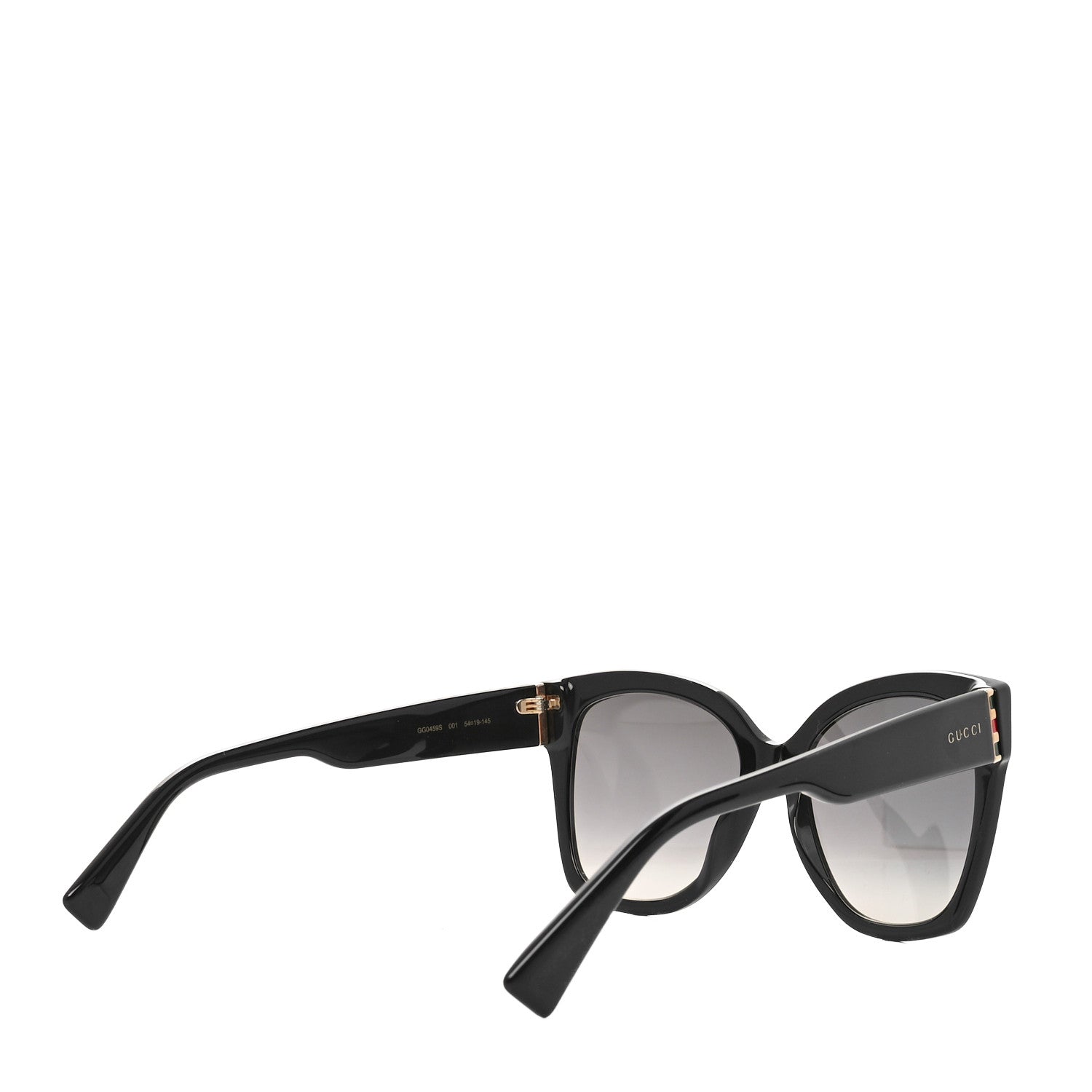 Acetate Square Frame Sunglasses GG0459S Black