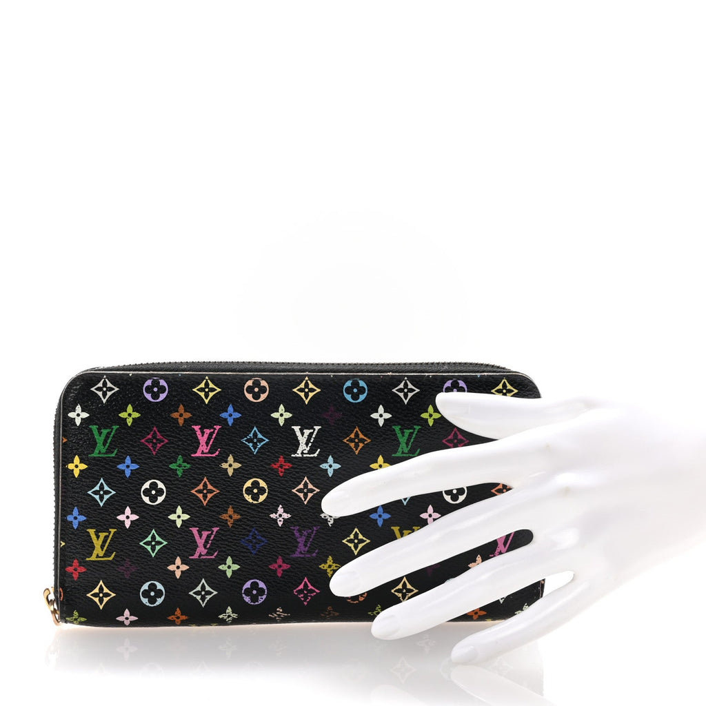 Monogram Multicolor Zippy Wallet Black Grenade