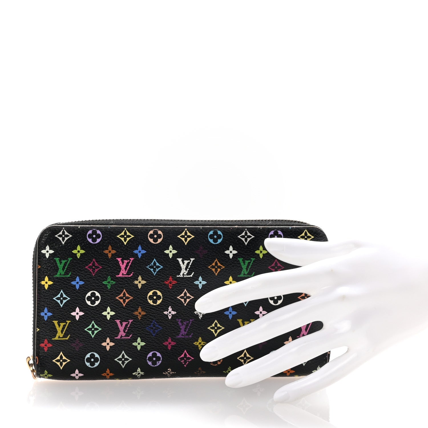 Monogram Multicolor Zippy Wallet Black Grenade