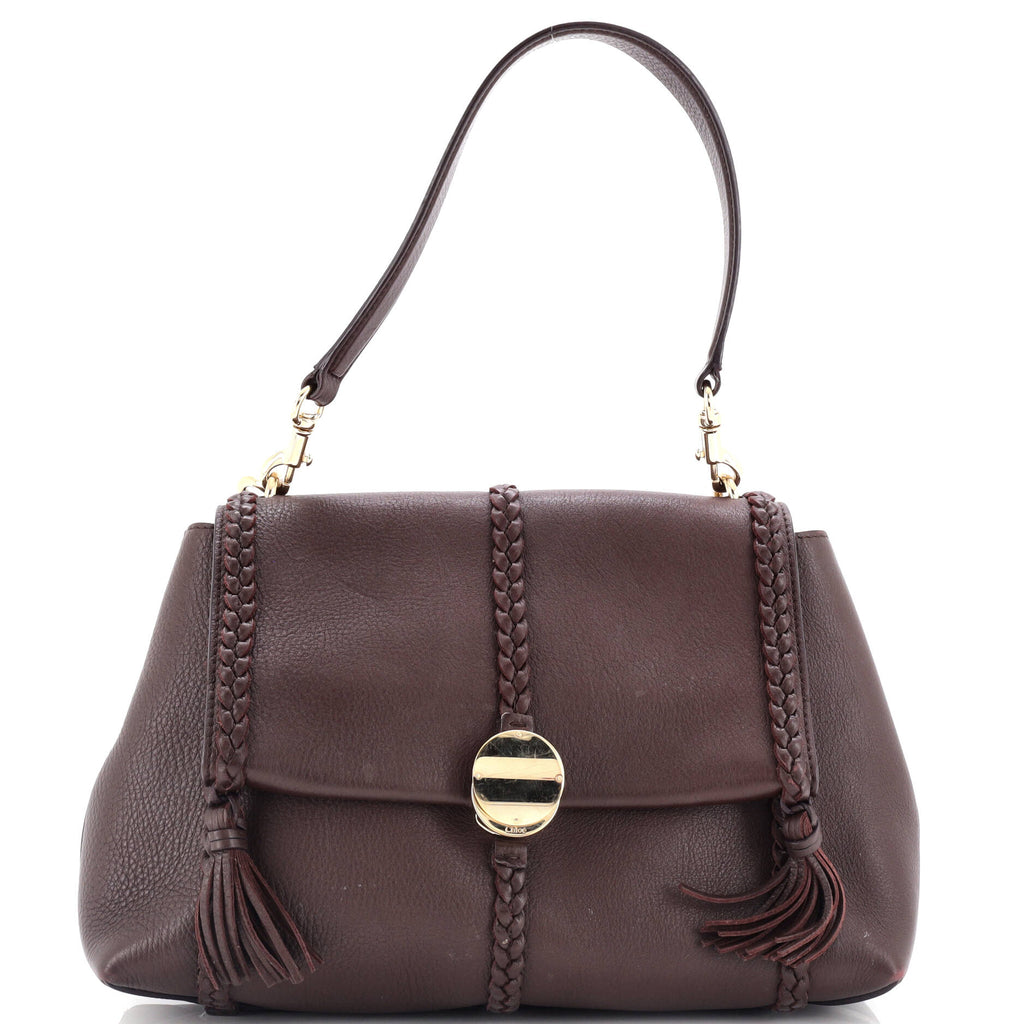 Penelope Soft Shoulder Bag Leather Medium