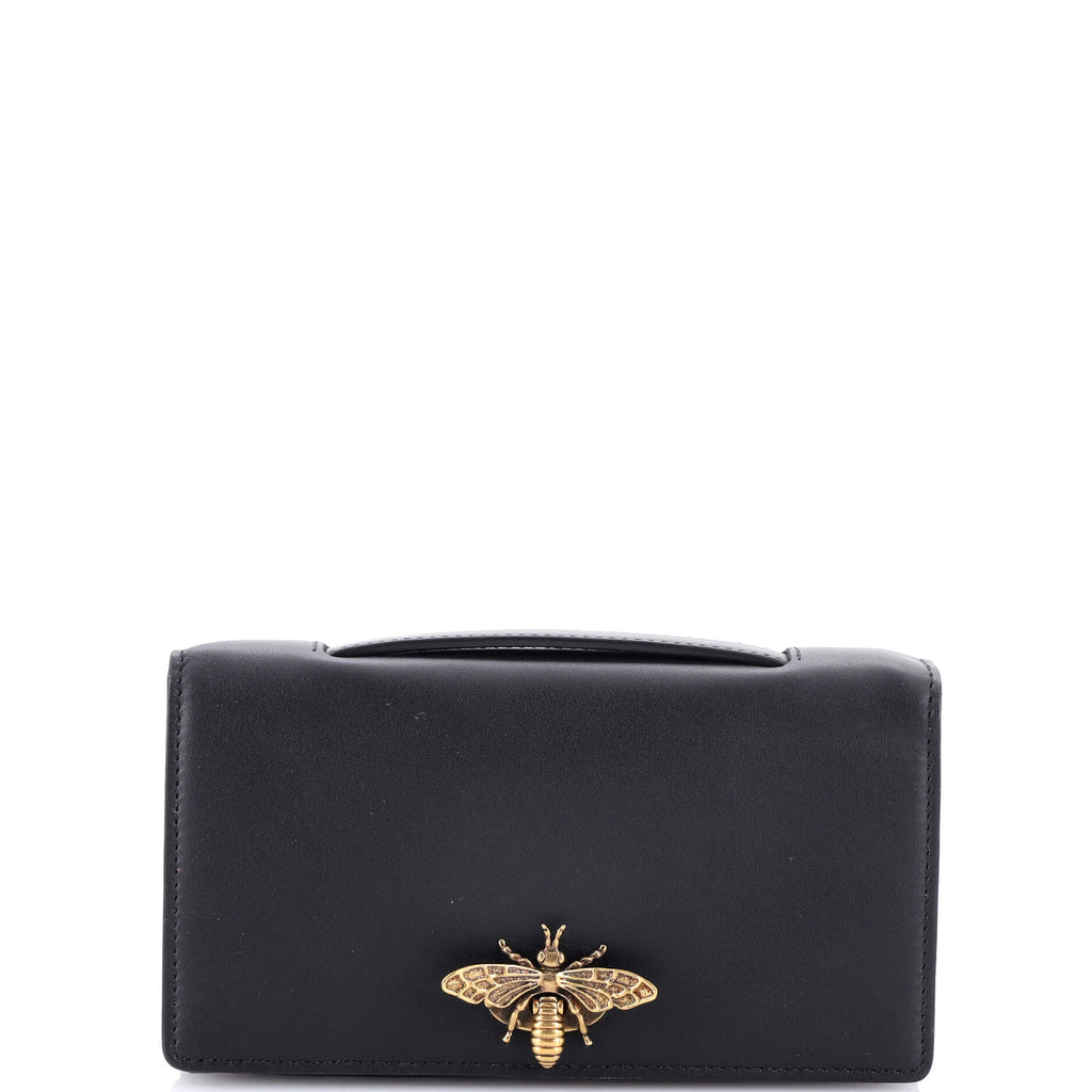 Bee Clutch Leather