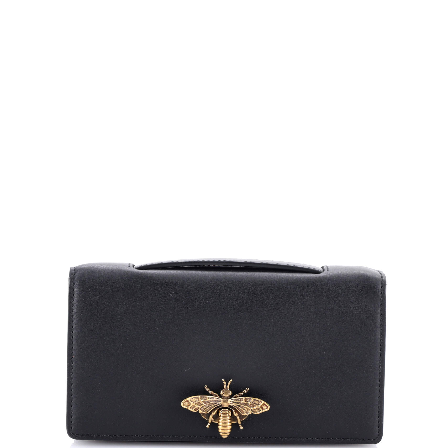 Bee Clutch Leather