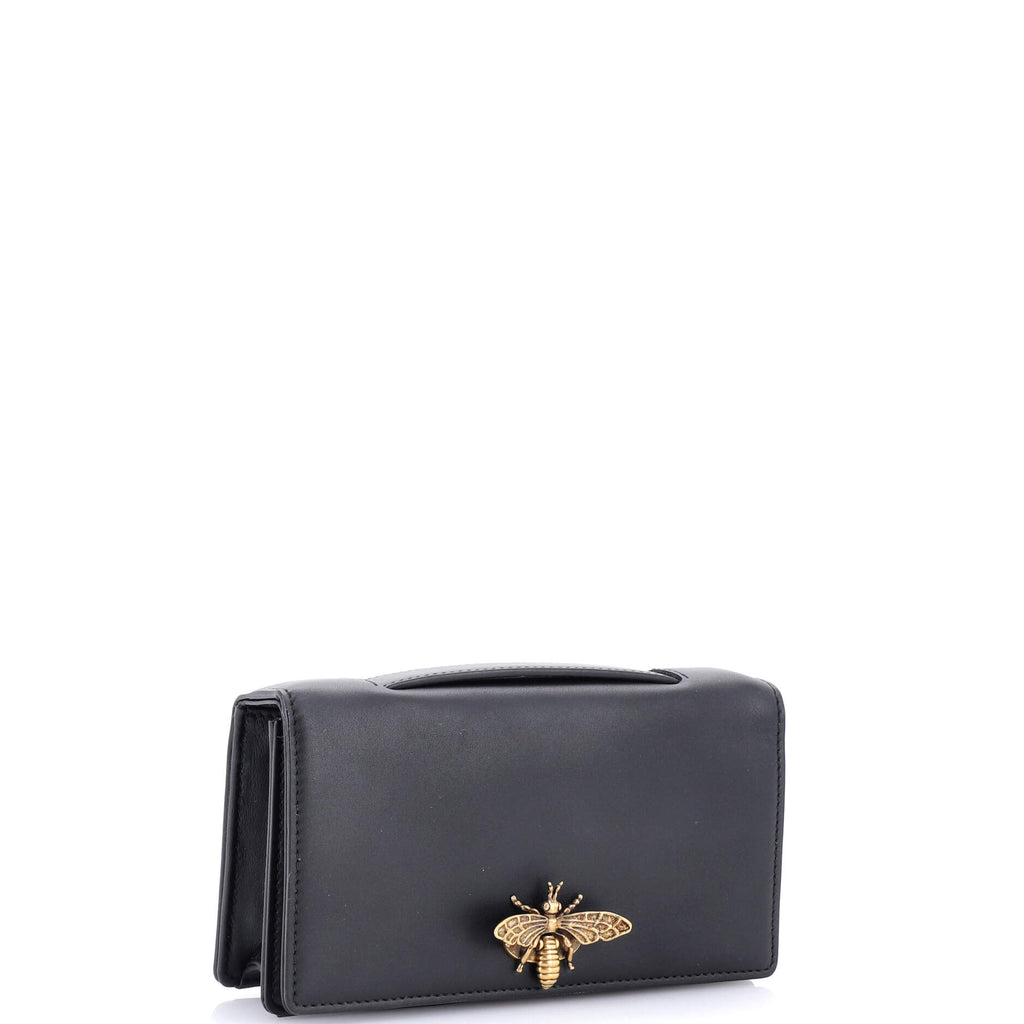 Bee Clutch Leather