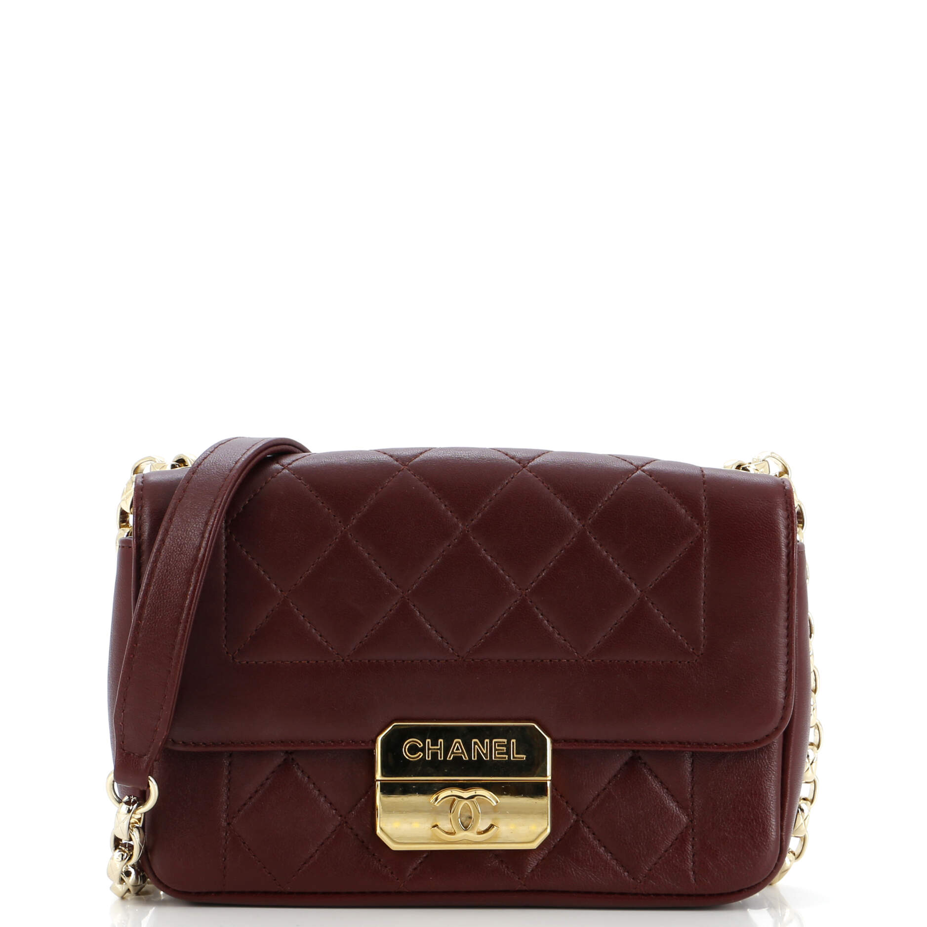 Chic With Me Flap Bag Quilted Lambskin Mini