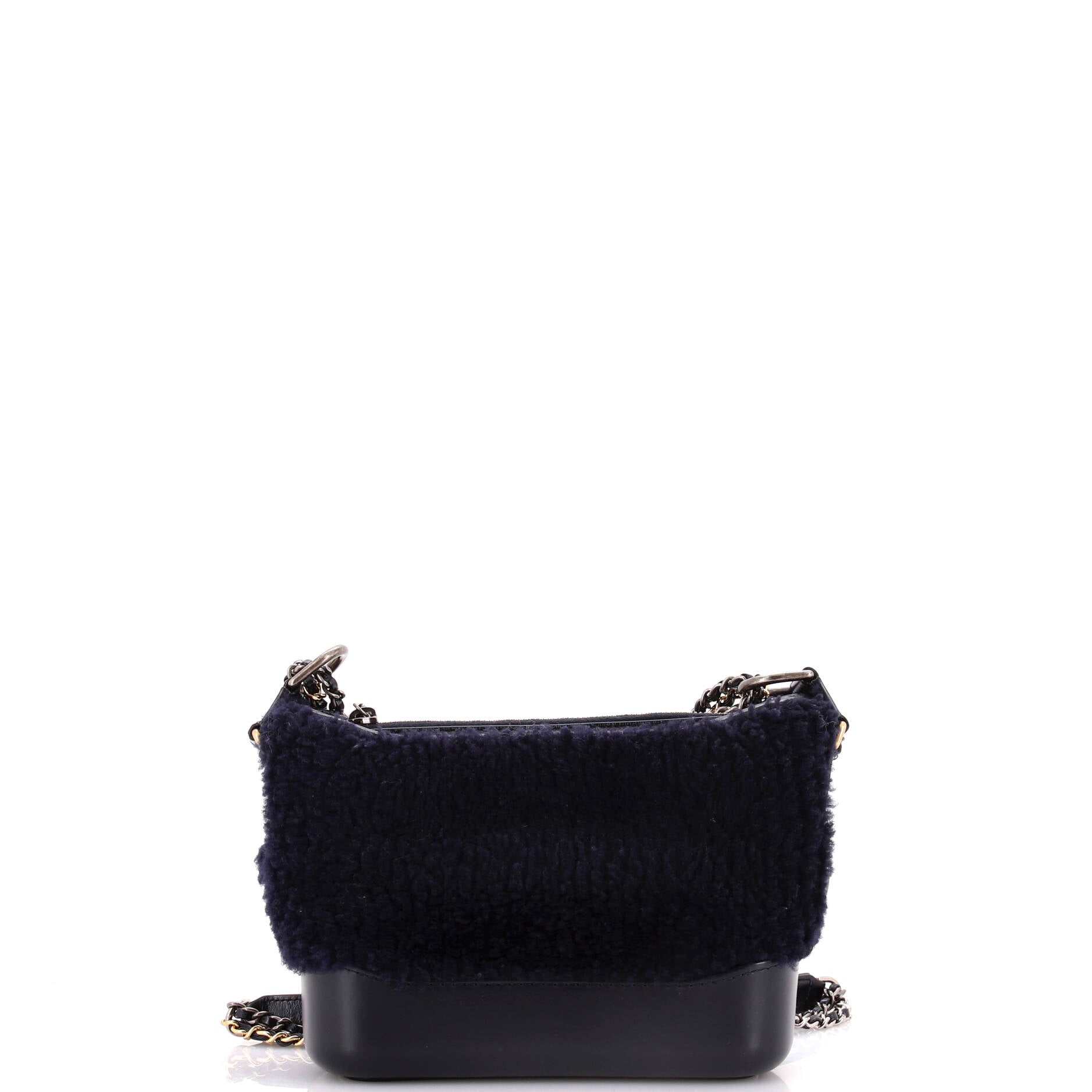 Gabrielle Hobo Shearling and Leather Small