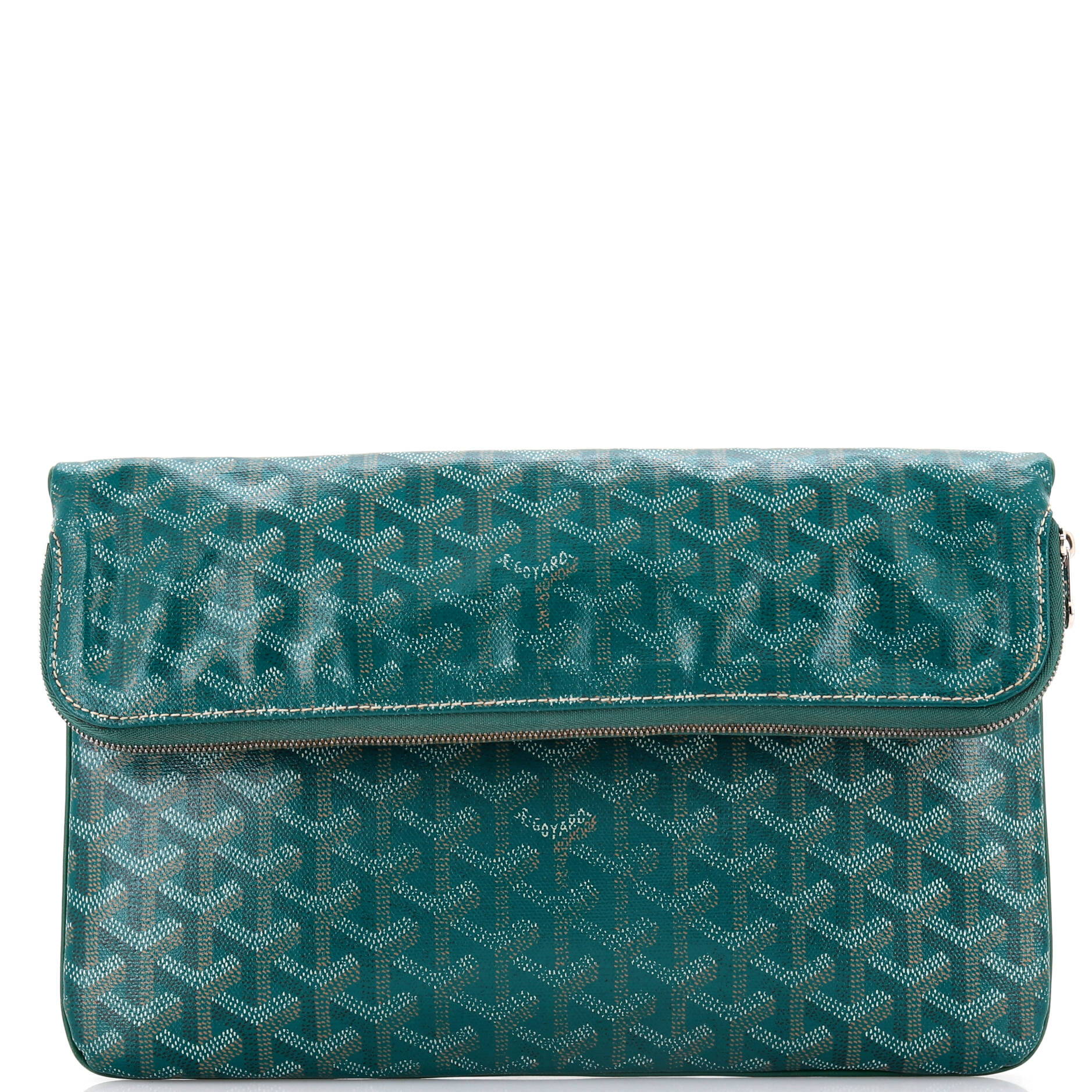 Saint Marie Clutch Coated Canvas