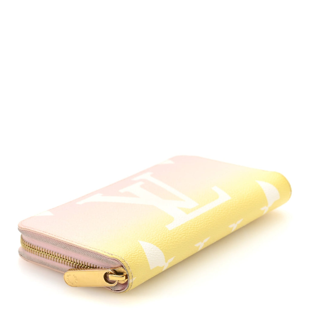 Monogram Giant By The Pool Zippy Wallet Light Pink
